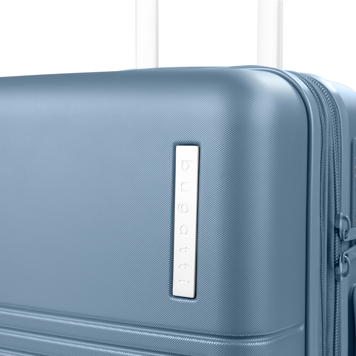 Bugatti - Birmigham Check-In Large Hardside Luggage with Expansion - Blue
