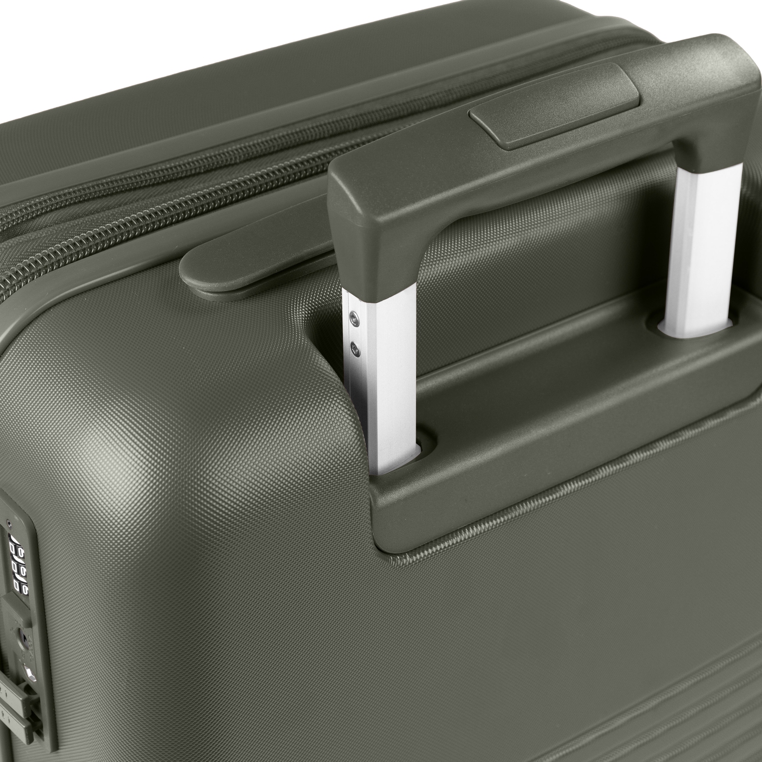 Valise rigide moyenne extensible Birmigham de Bugatti - Vert