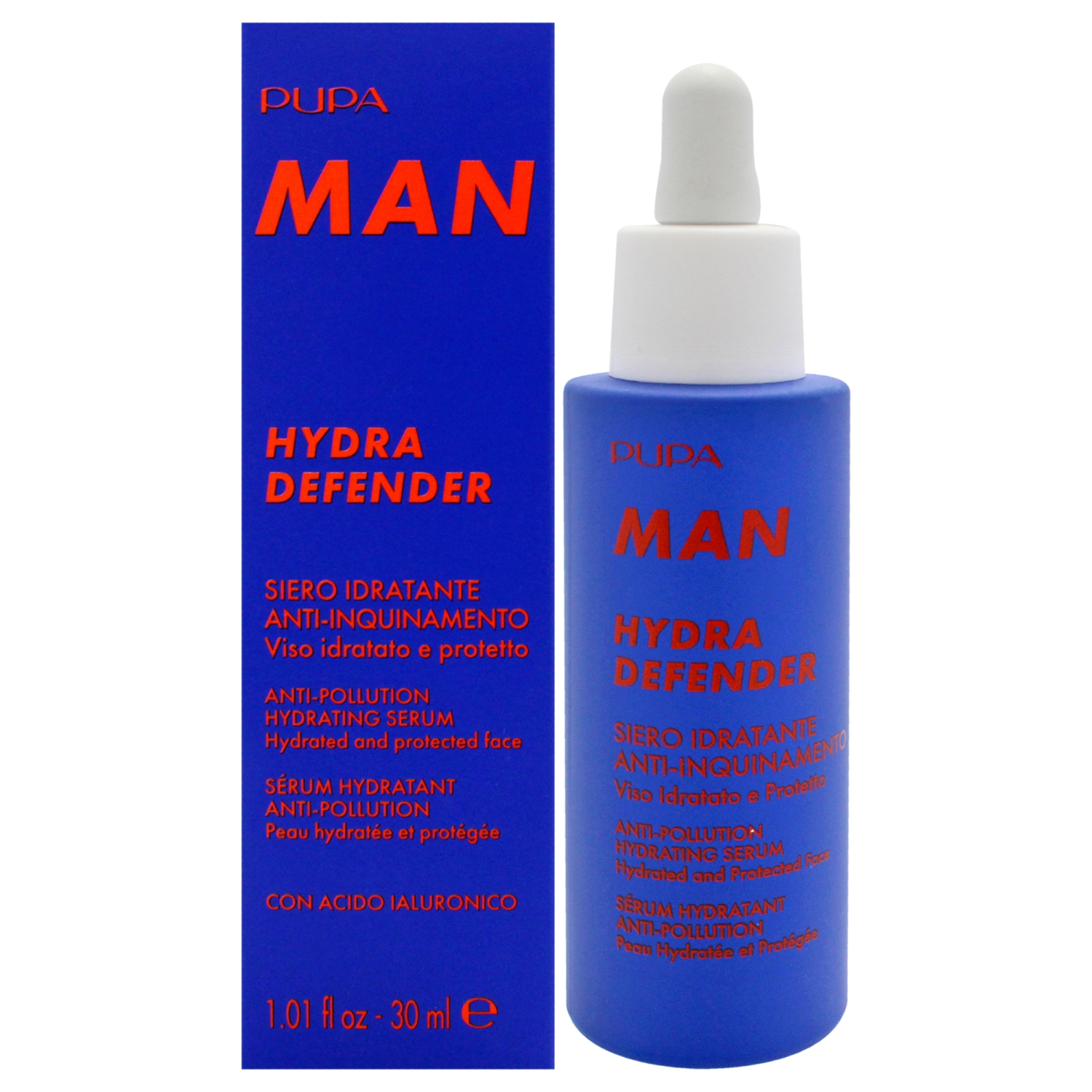 Sérum hydratant anti-pollution Hydra Defender - 001 par Pupa Milano pour Homme - 1,01&nbsp;oz Sérum