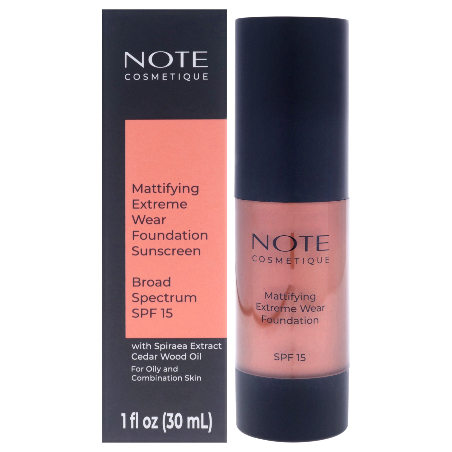 Mattifying Extreme Wear Foundation FPS 15 - 110 Smoke by Note Cosmetique for Women - Fondation 1&nbsp;oz