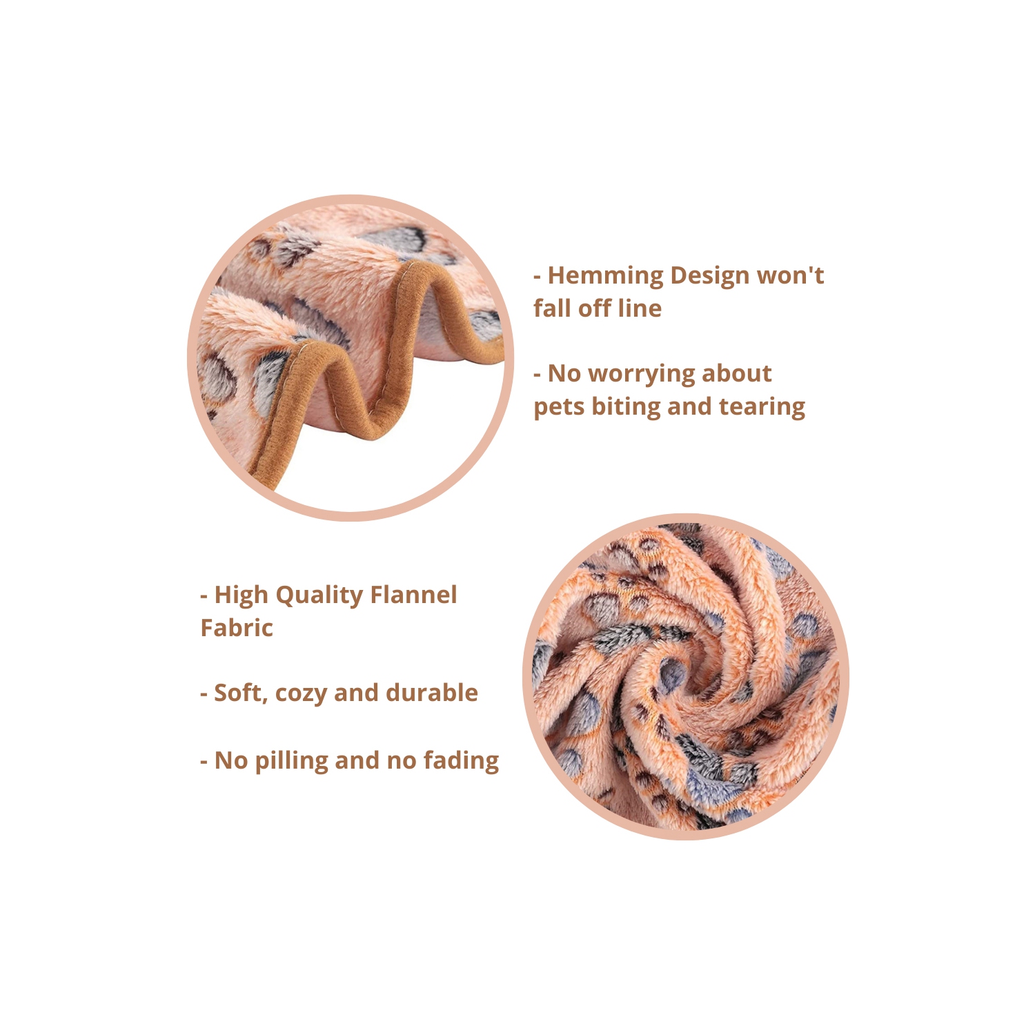 Pet Blanket 3-Pack – Soft Fluffy Fleece Throws with Paw & Heart Prints for Dogs and Cats – Ideal for Small, Medium & Large Pets