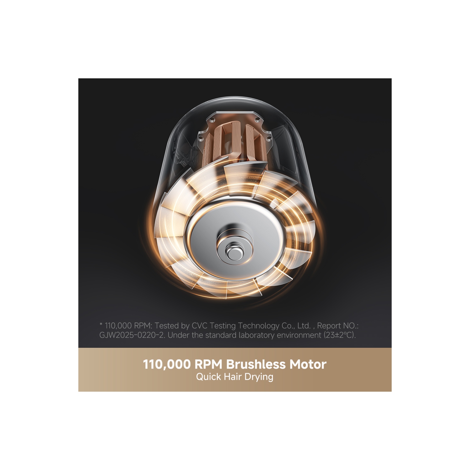 MOVA Shine 10 High-speed Hair Dryer, 110,000RPM Brushless Motor Blow Dryer Plasma Hair Care for Gentle Drying, 4 Modes 2 Speed for Your Perfect Style