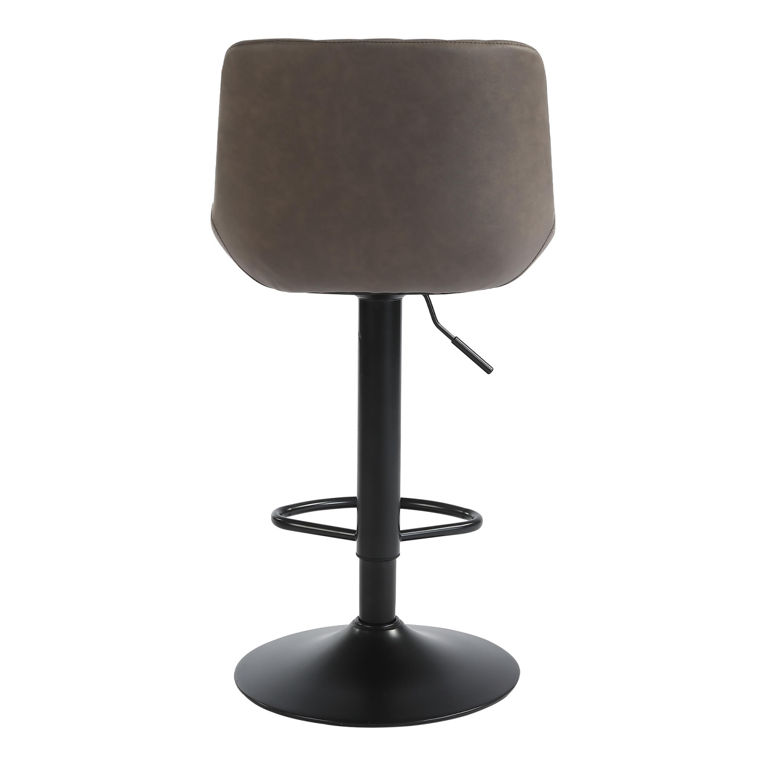 PU Leather Bar Stools Set of 2, Adjustable Swivel Counter Height Barstools with Back, Kitchen Island Stool Dining Chairs