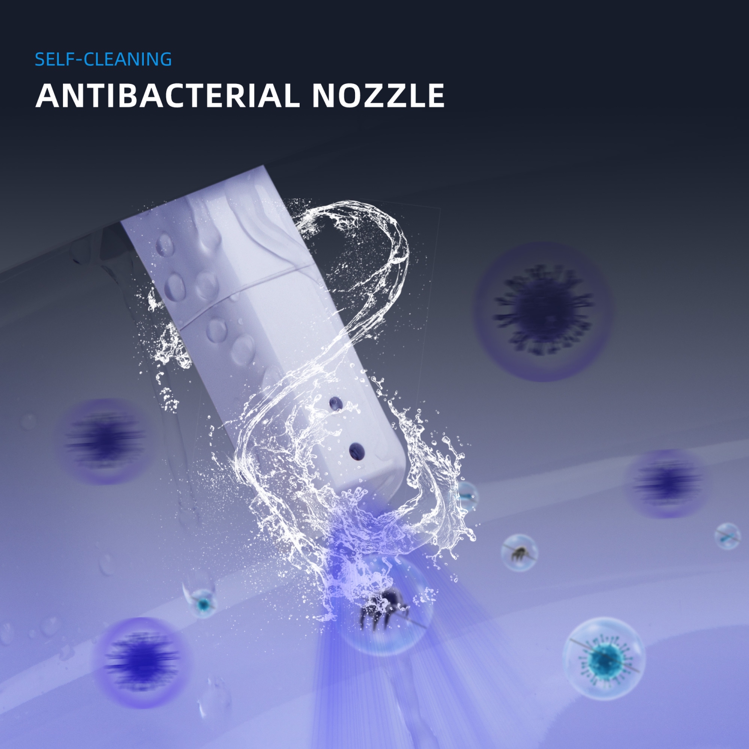 WOODBRIDGE One Piece Elongated Smart Toilet Bidet, Auto Open & Close, Auto Flush, Foot Sensor Operation, Heated Seat with Integrated Multi Function