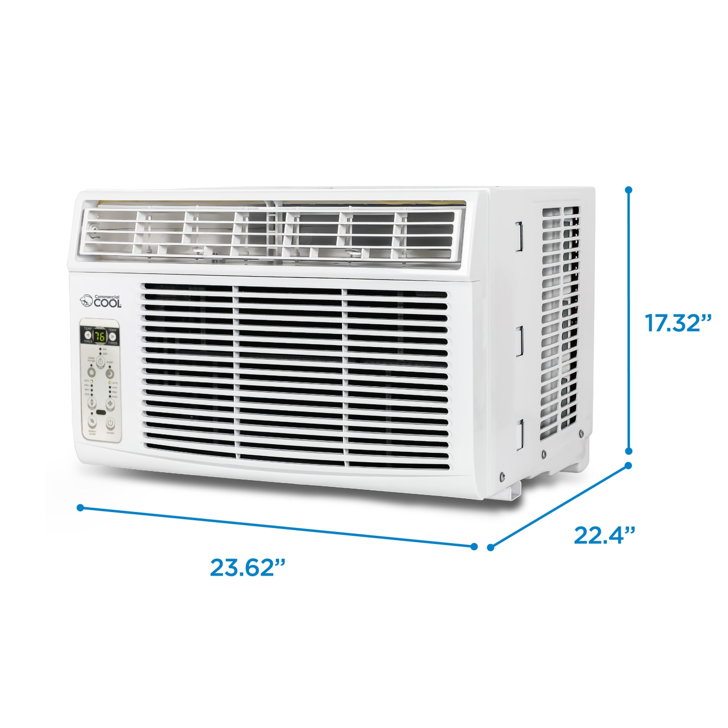 Commercial Cool Window Air Conditioner 8000 BTU, AC Window Unit Cools Up to 350 Square Feet