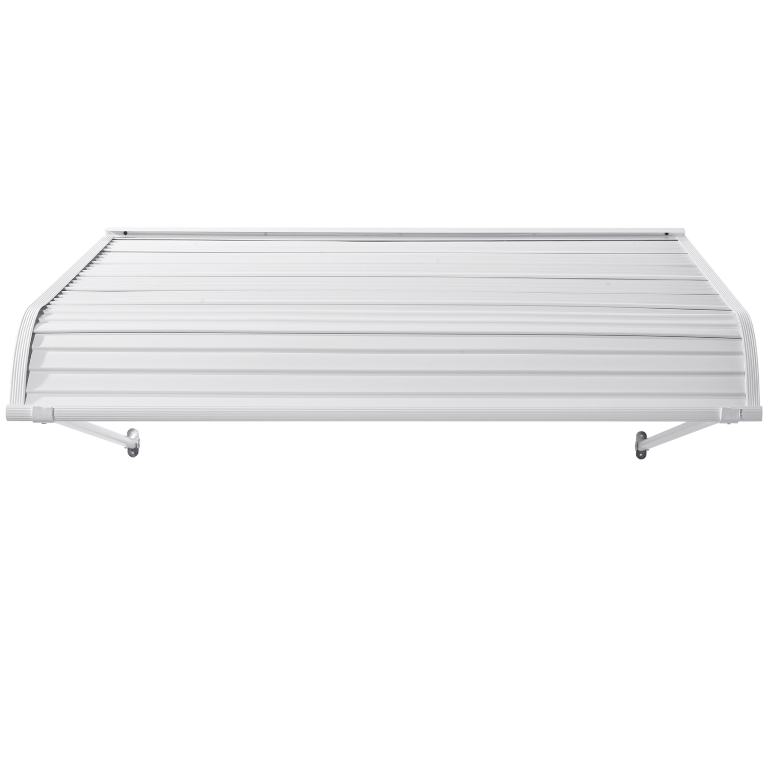 Auvent en aluminium VEVOR de 48 x 42&nbsp;po, auvent de porte durable, auvents extérieurs en aluminium léger et stable Protection contre la pluie,