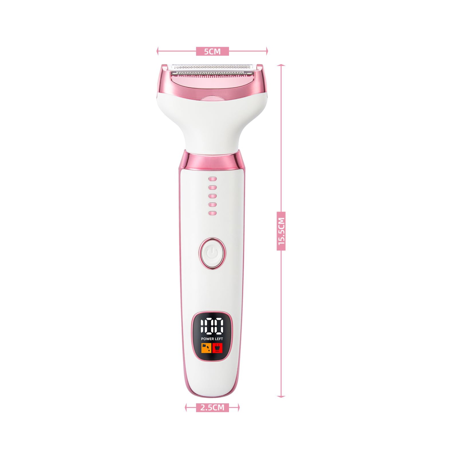 Electric Shaver for Women, Wet and Dry Bikini Trimmer and Facial Shaver for Face, Nose Hair, Arms, Armpits, Legs, and Pubic Hair