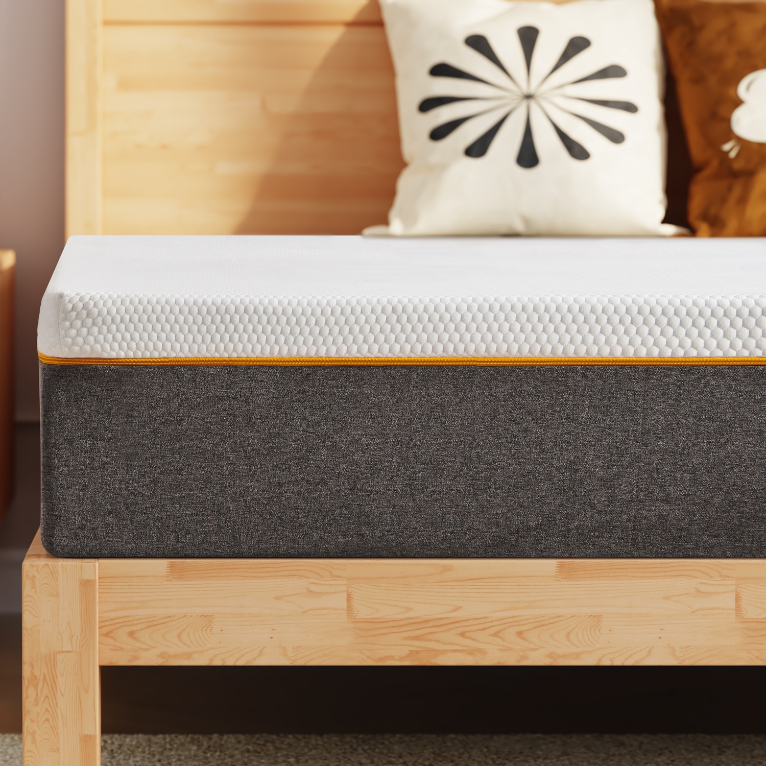 Twolike 8" Cool Basic Memory Foam Mattress, Fiberglass-Free, Medium-Touch, Cool Airflow Memory Foam, Mattress In A Box - Twin (Single)