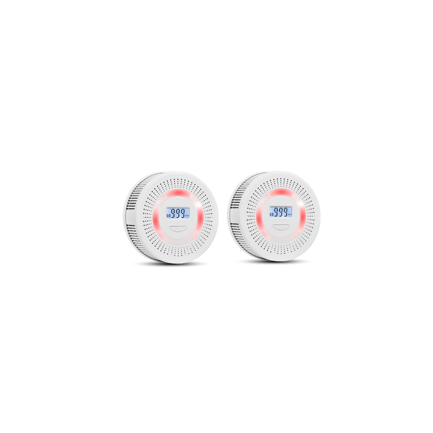2-in-1 Smoke and Carbon Monoxide Alarm | 90dB Audible and Visual Alarm | Battery-Powered Smoke Alarm | Smoke Alarm | Carbon Monoxide Alarm | A safety