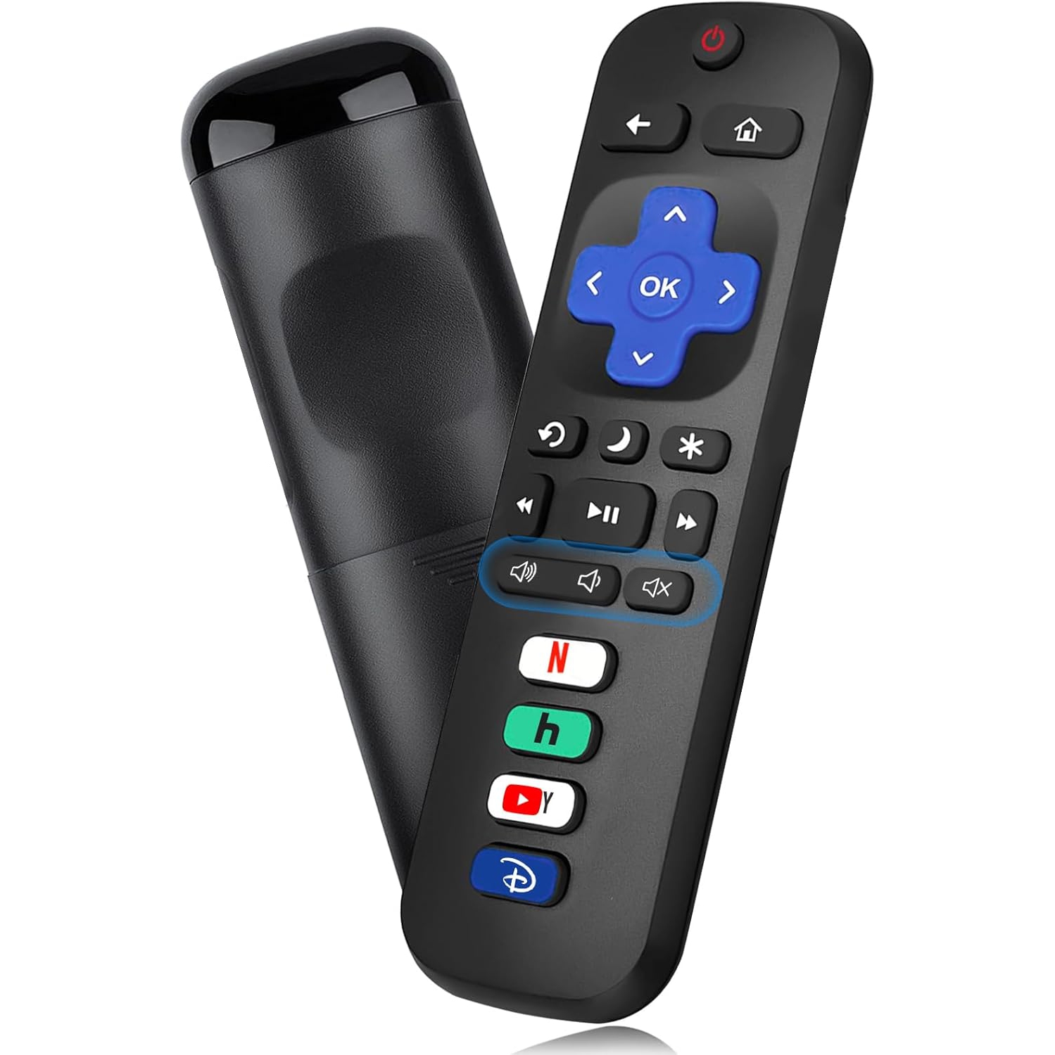 JNGKE Replacement for Roku Remote,Universal Remote for All Roku TV, for TCL Roku/Hisense Roku/Onn Roku/RCA Roku/Sharp Roku ect, with