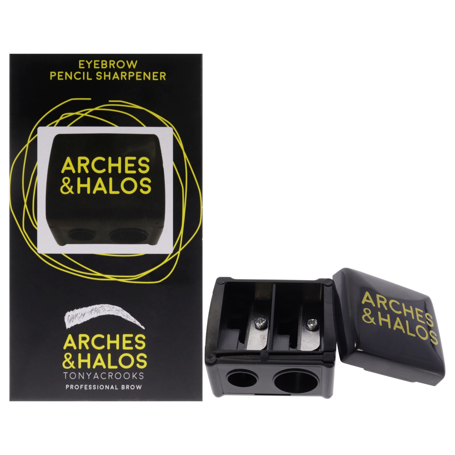 Eyebrow Pencil Sharpener by Arches and Halos for Unisex - 1 Pc Sharpner