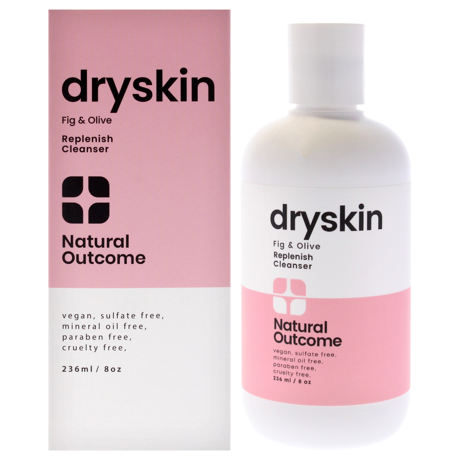 Nettoyant régénérant Dryskin de Natural Outcome pour Femme - Nettoyant 8&nbsp;oz