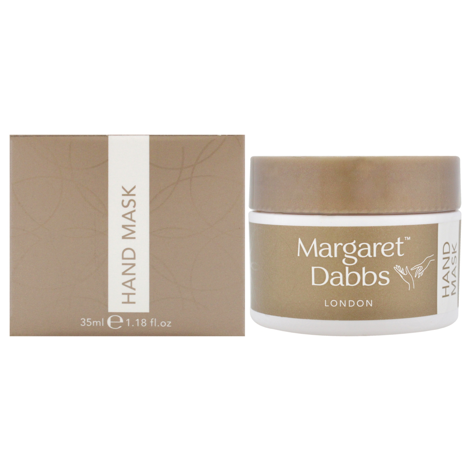 Pure Overnight Hand Mask by Margaret Dabbs for Unisex - 1.18 oz Mask