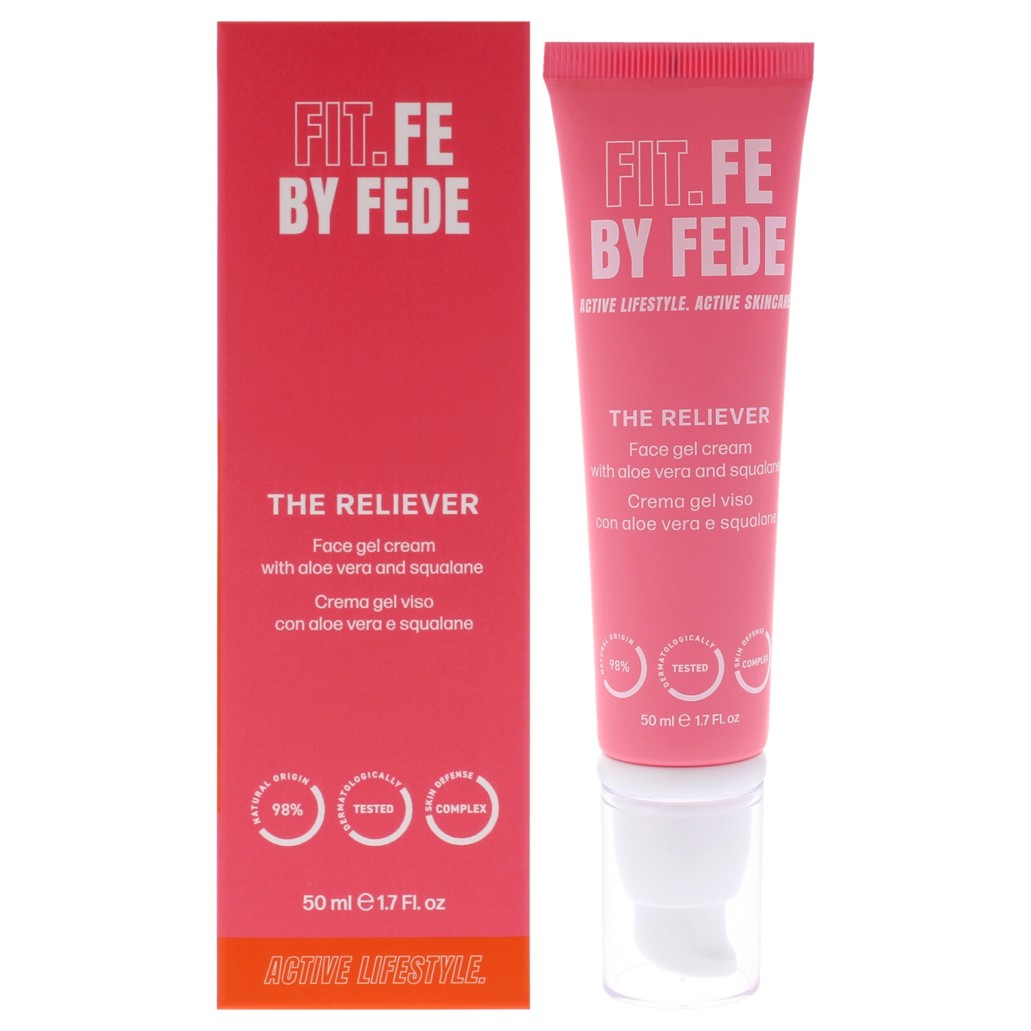 The Reliever Face Gel-Cream by Fit.Fe By Fede for Women - 1.7 oz Cream