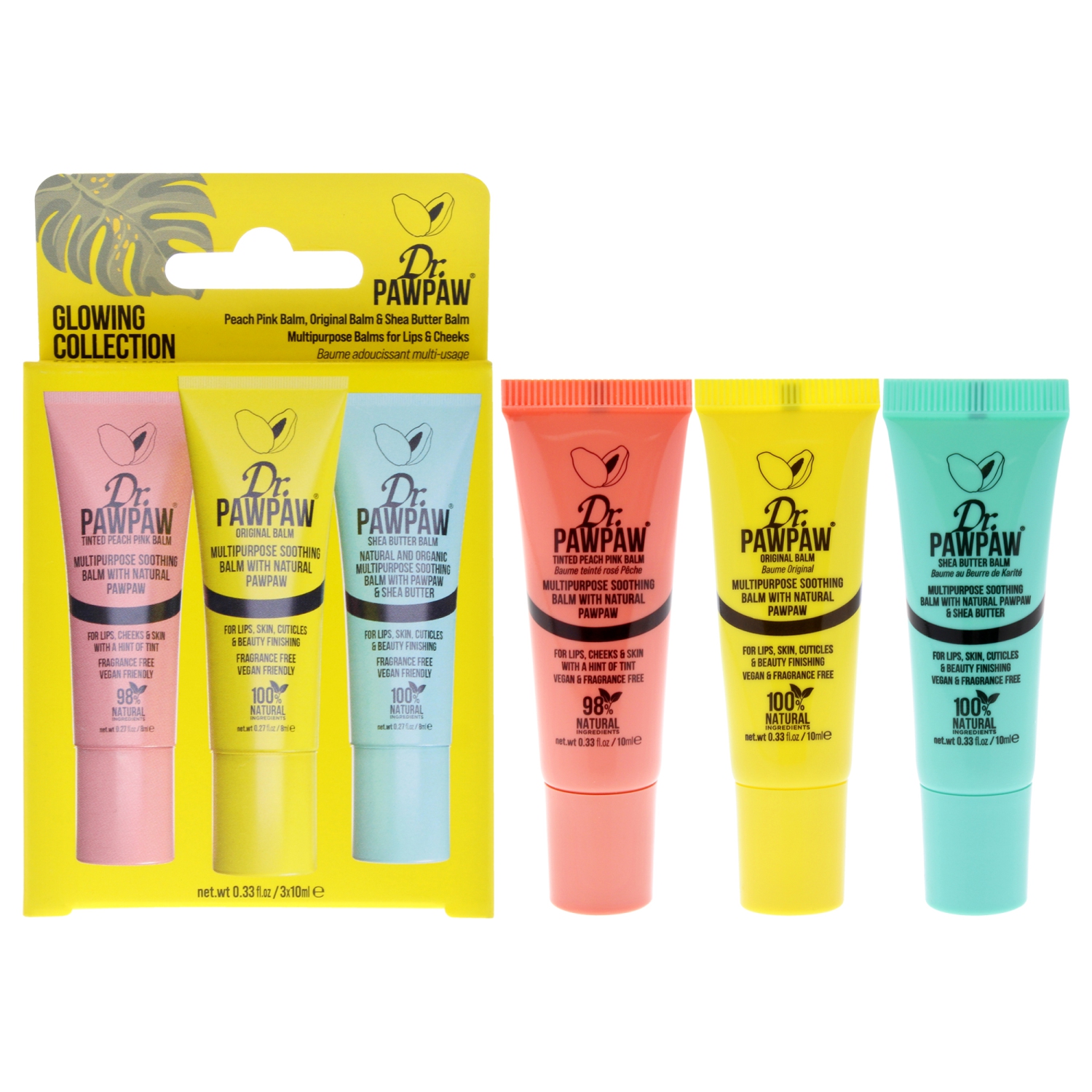 Trio Collection - Glowing by Dr. PawPaw for Women - 3 Pc