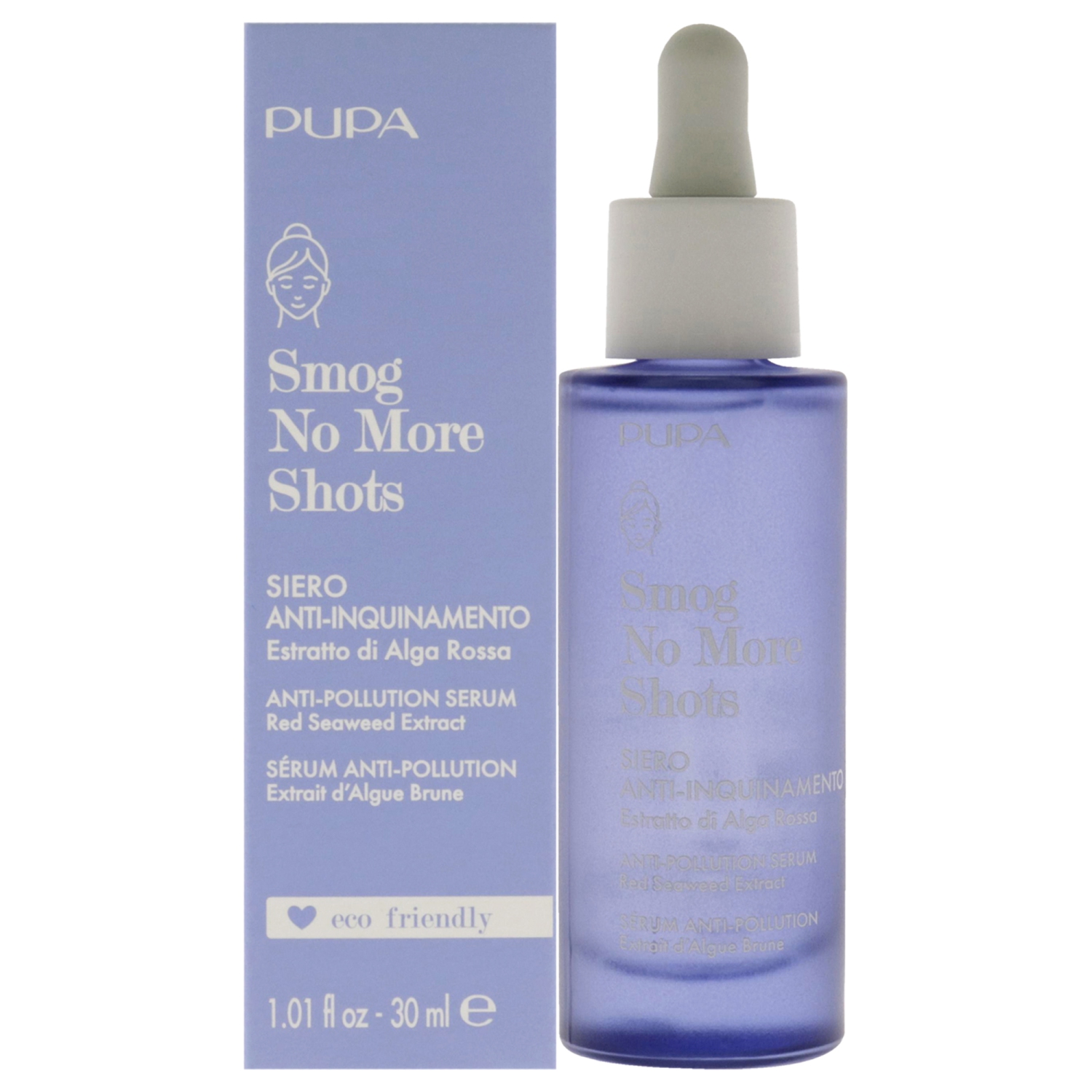 Smog No More Shots Anti-Pollution Sérum de Pupa Milano pour Femme - 1,01&nbsp;oz Sérum