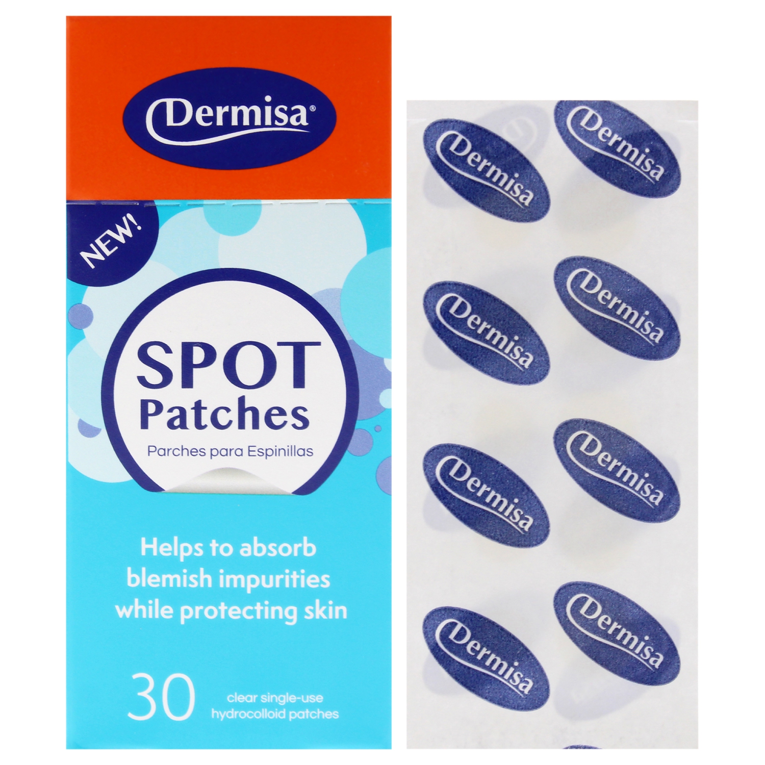 Spot Patches by Dermisa for Unisex - 30 Count Patches