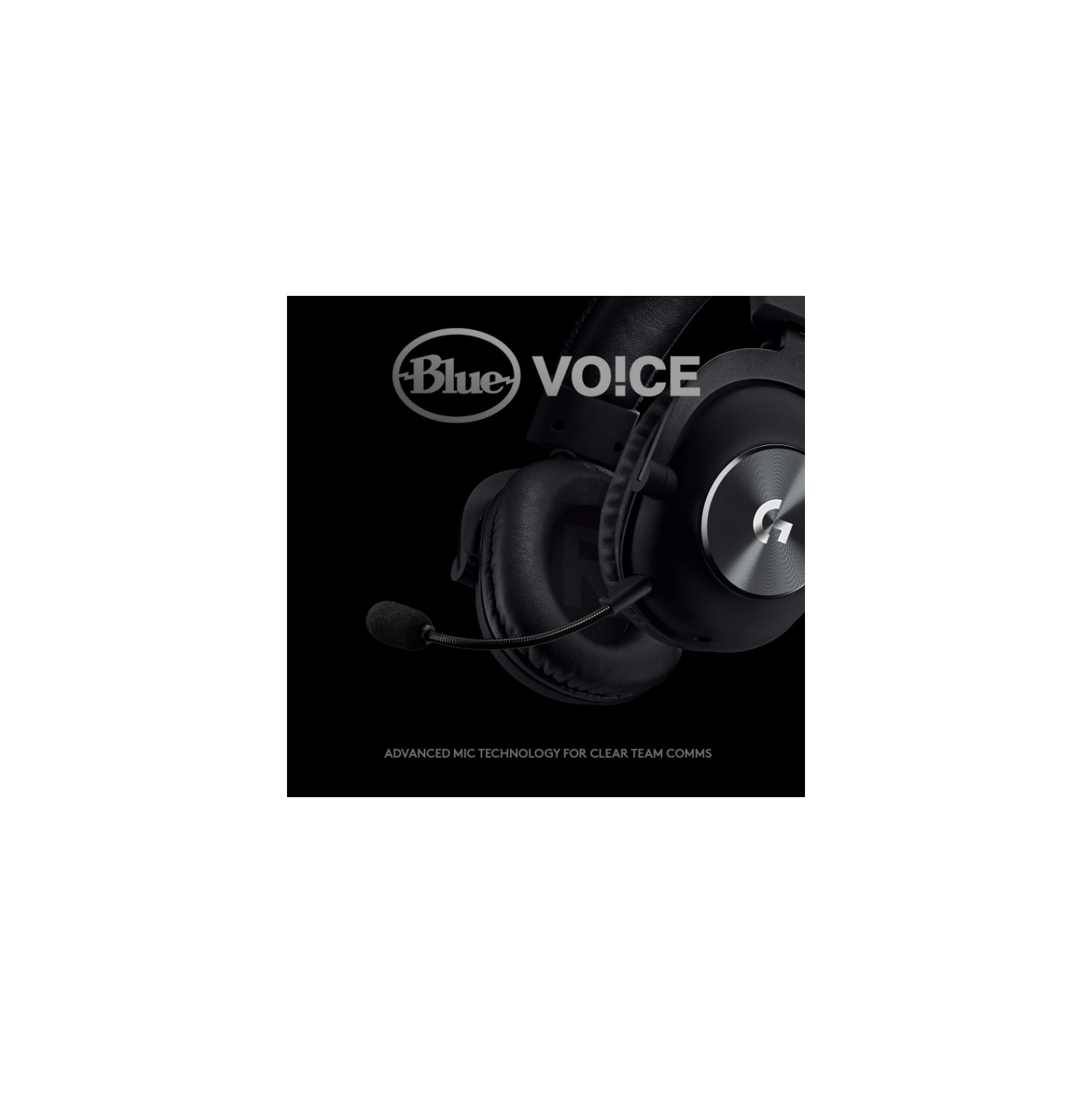 Logitech G PRO X Wired Gaming Headset with Blue VO!CE, DTS Headphone 7.1 and 50 mm PRO-G Drivers - Black (‎981-000817)