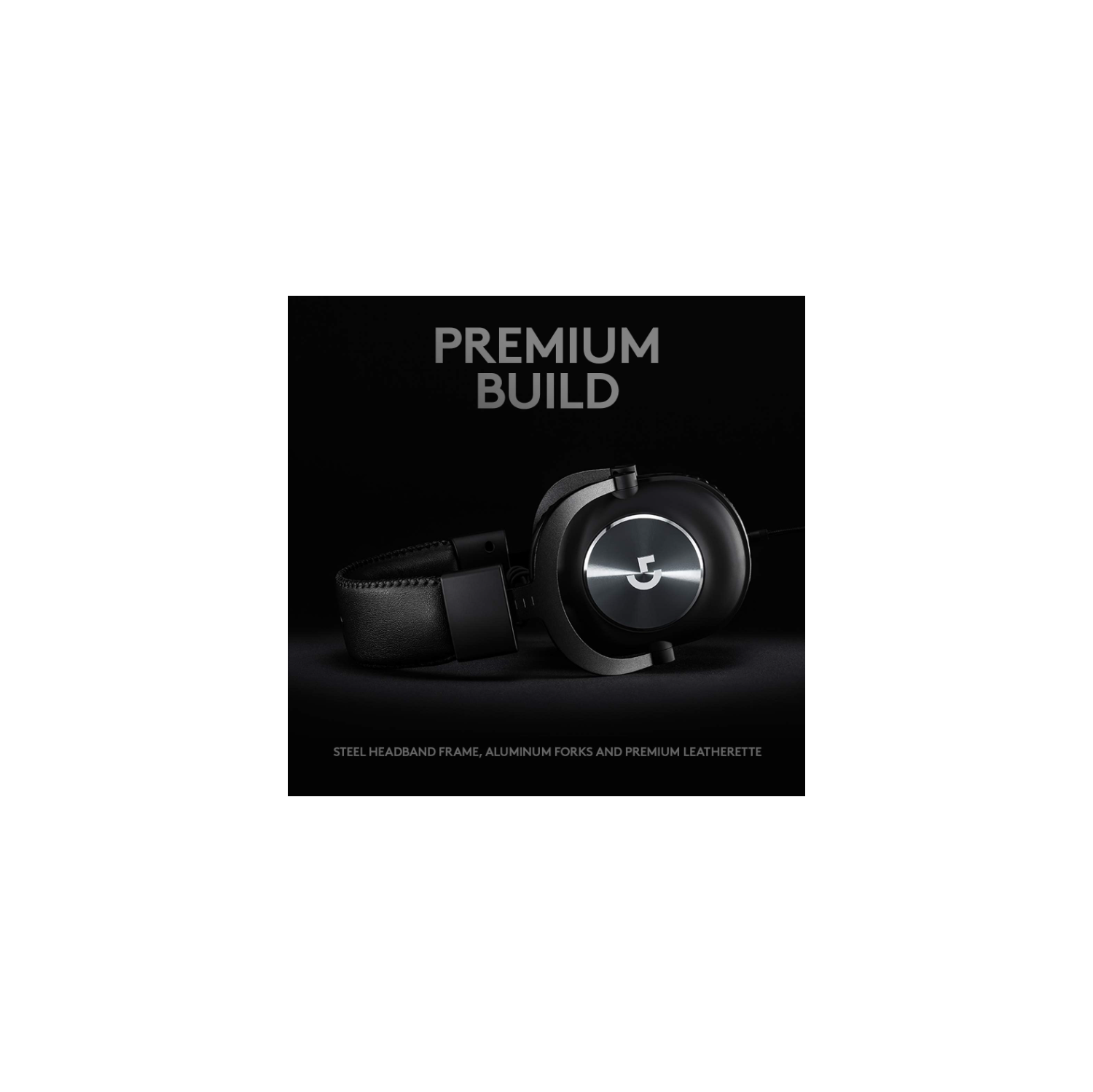 Logitech G PRO X Wired Gaming Headset with Blue VO!CE, DTS Headphone 7.1 and 50 mm PRO-G Drivers - Black (‎981-000817)