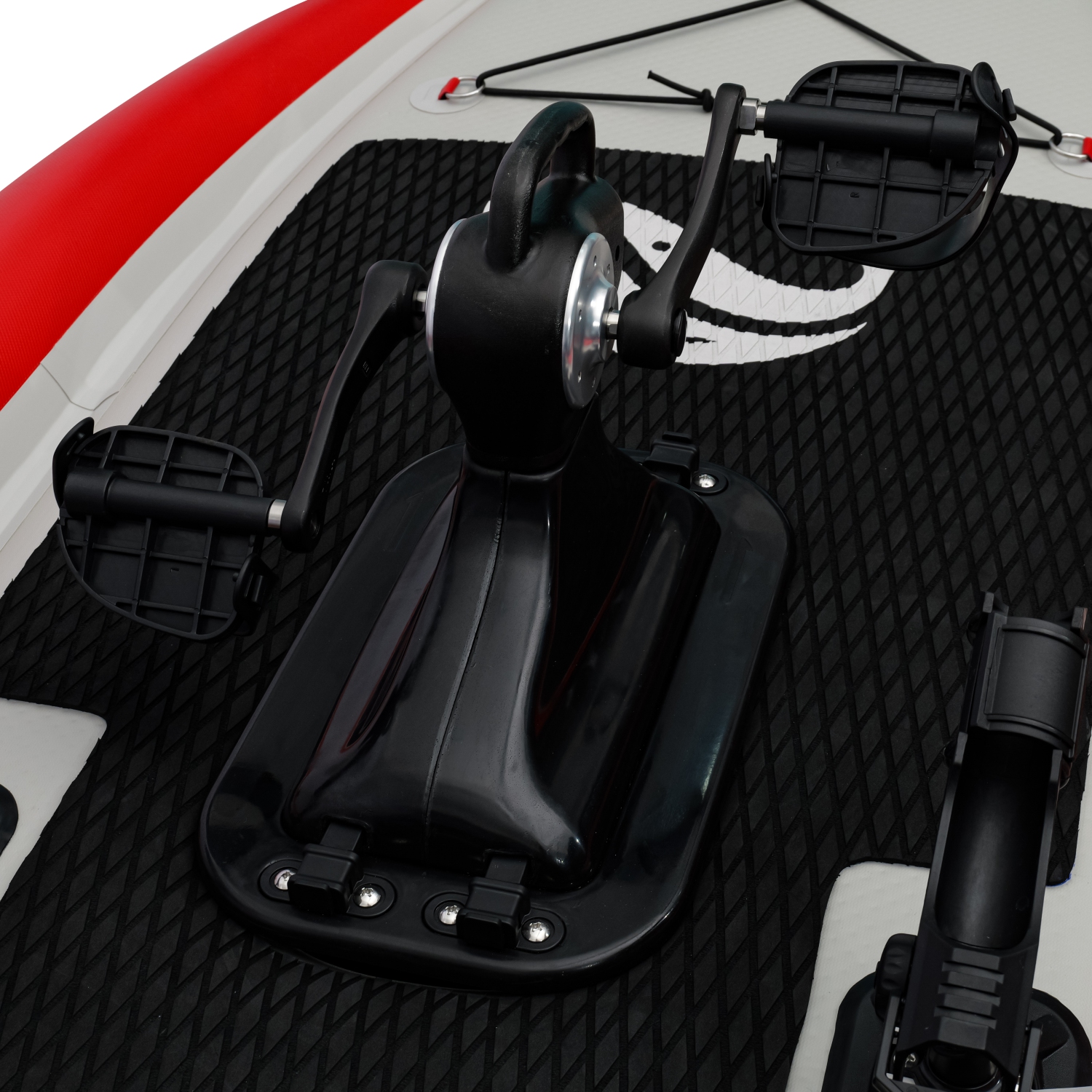 Nautiqua | ARUBA | Deluxe Pédale de Pêche Kayak | 1 Personne | Rouge