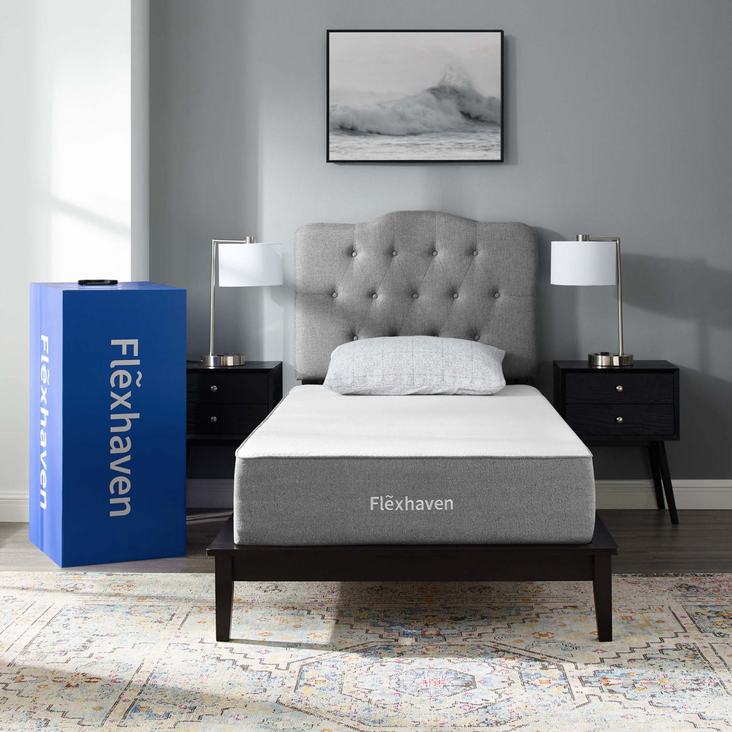 Matelas à mémoire de 10 po Flexhaven de Modway