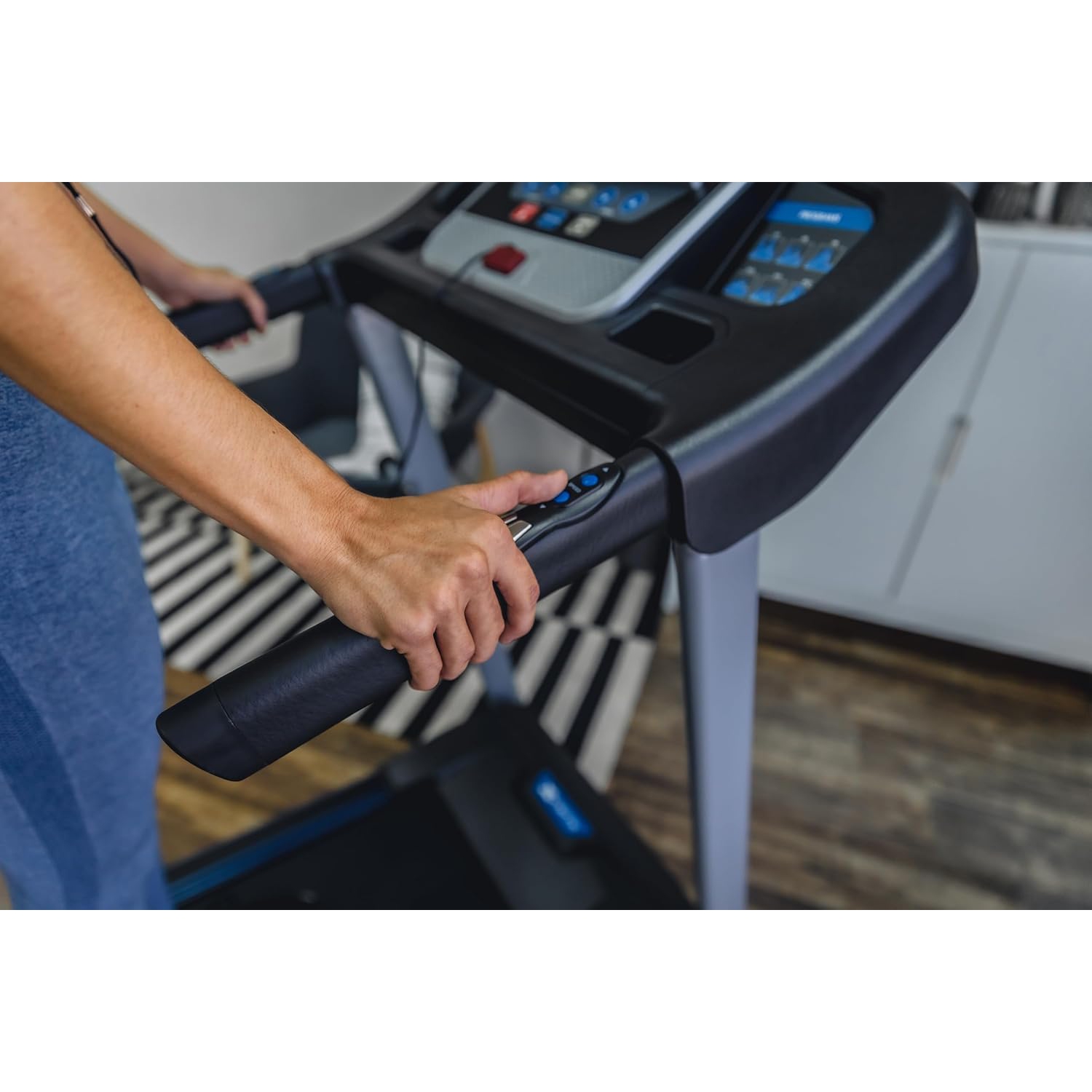 Xterra TR260 Folding Treadmill with Bluetooth, 10 Incline Levels, 10 MPH Max Speed, 2.25 HP Quiet Motor, 16" x 50" Running Surface – Compact