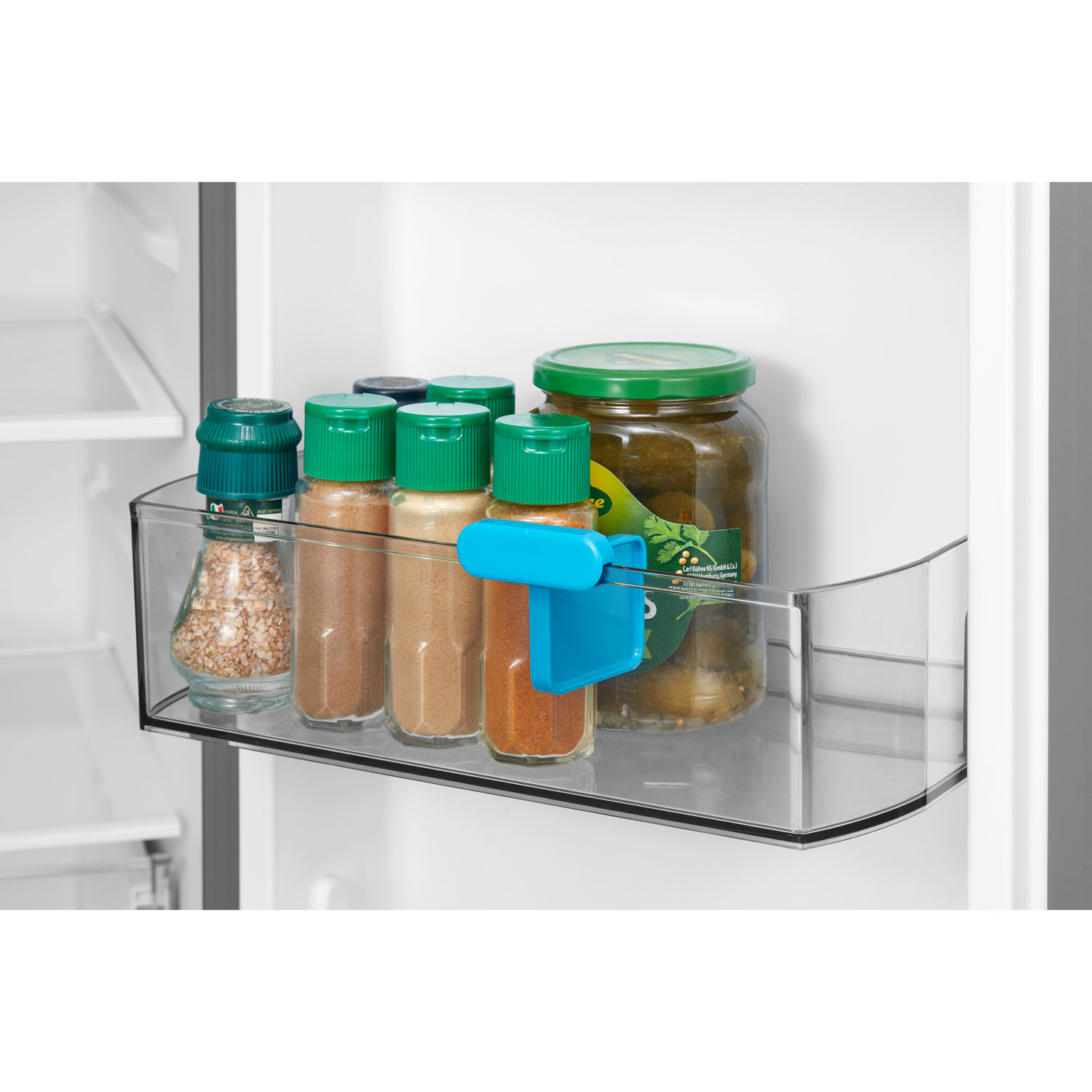 Réfrigérateur à deux portes de 22,6 pi³ 33 po avec distributeur de glaçons de Midea - Inox