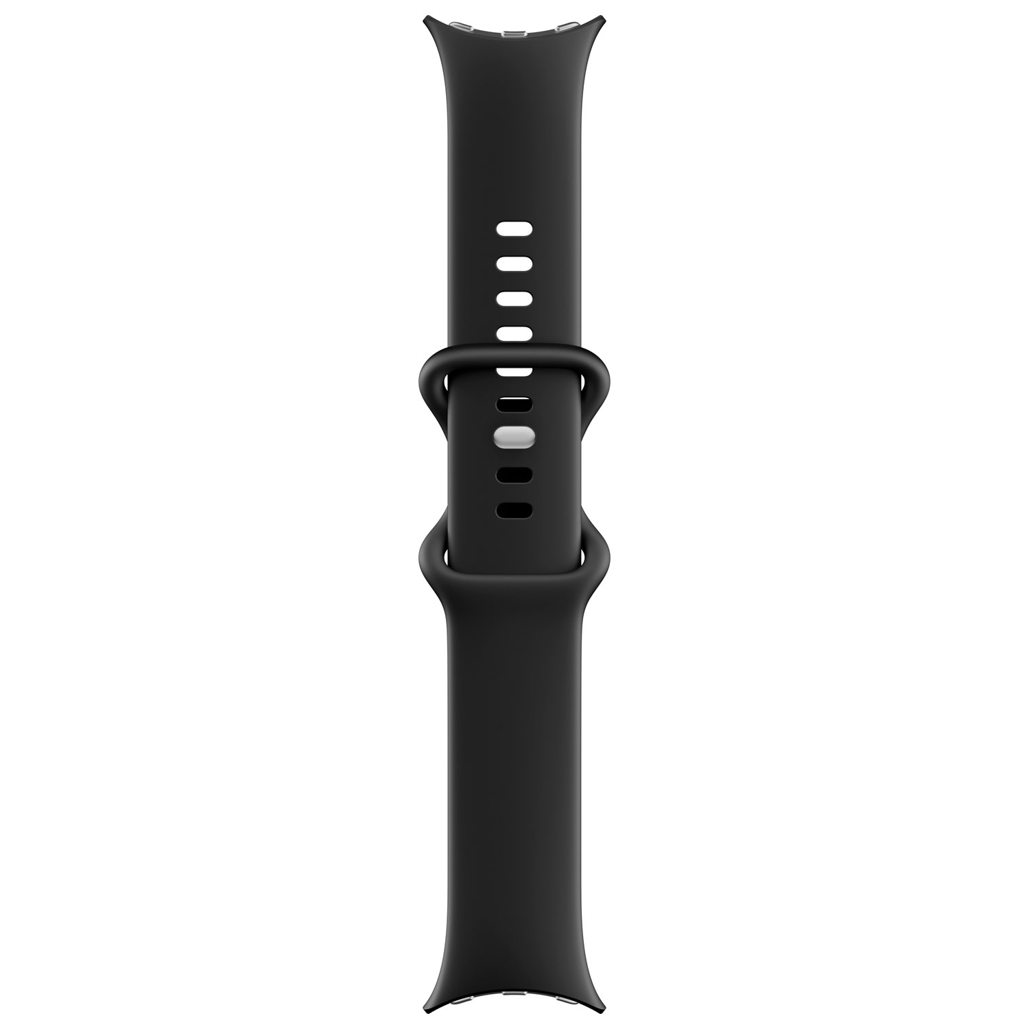 Google Pixel Watch 4 45mm Matte Black Aluminum Case with Obsidian Active Band