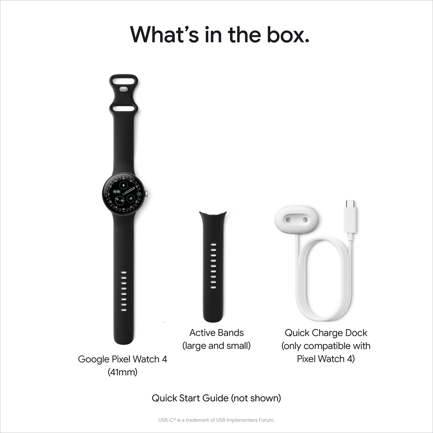 Montre Pixel Watch 4 41 mm de Google avec boîtier en aluminium argenté poli et bracelet sport porcelaine