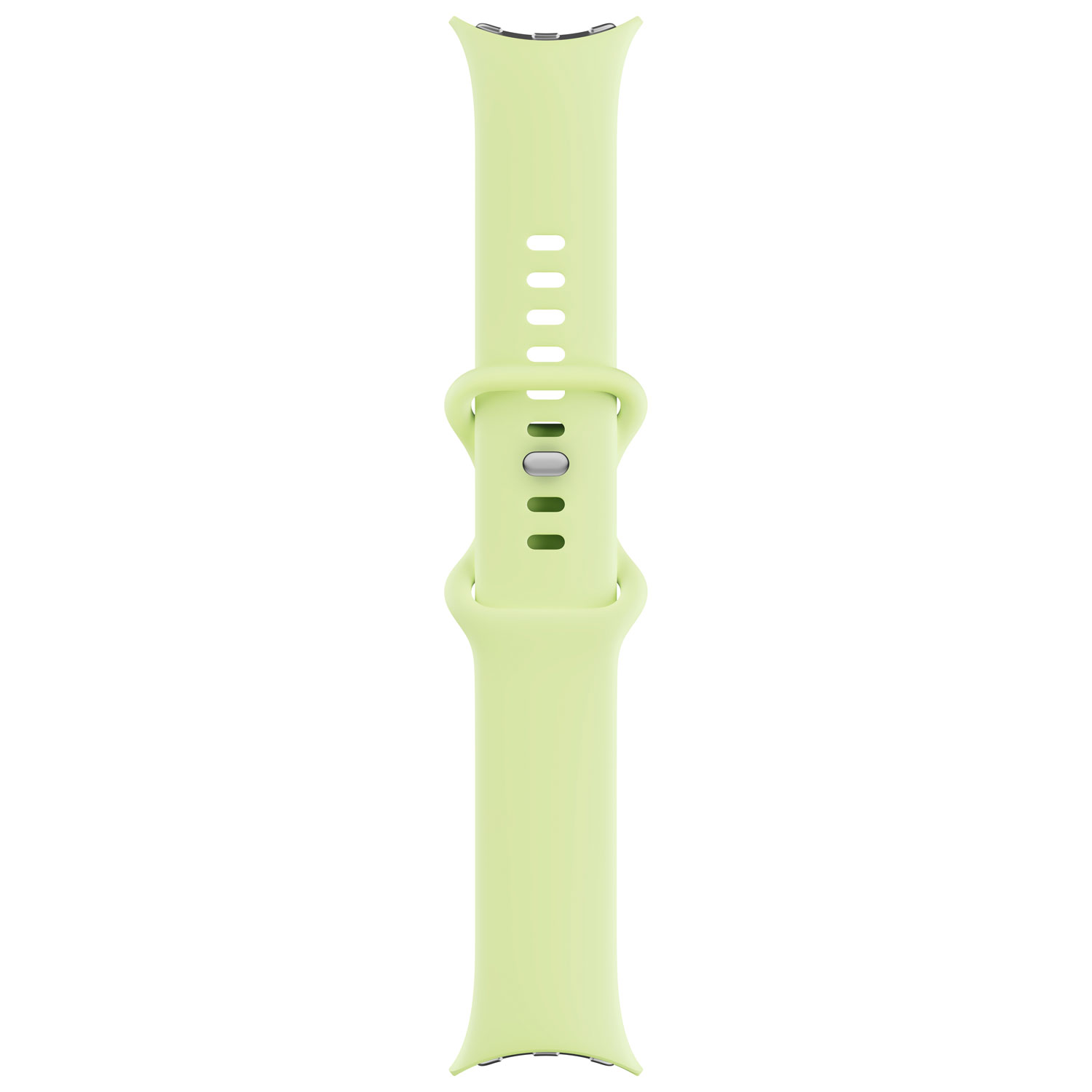 Google Pixel Watch 4 41mm Champagne Gold Aluminum Case with Lemongrass Active Band