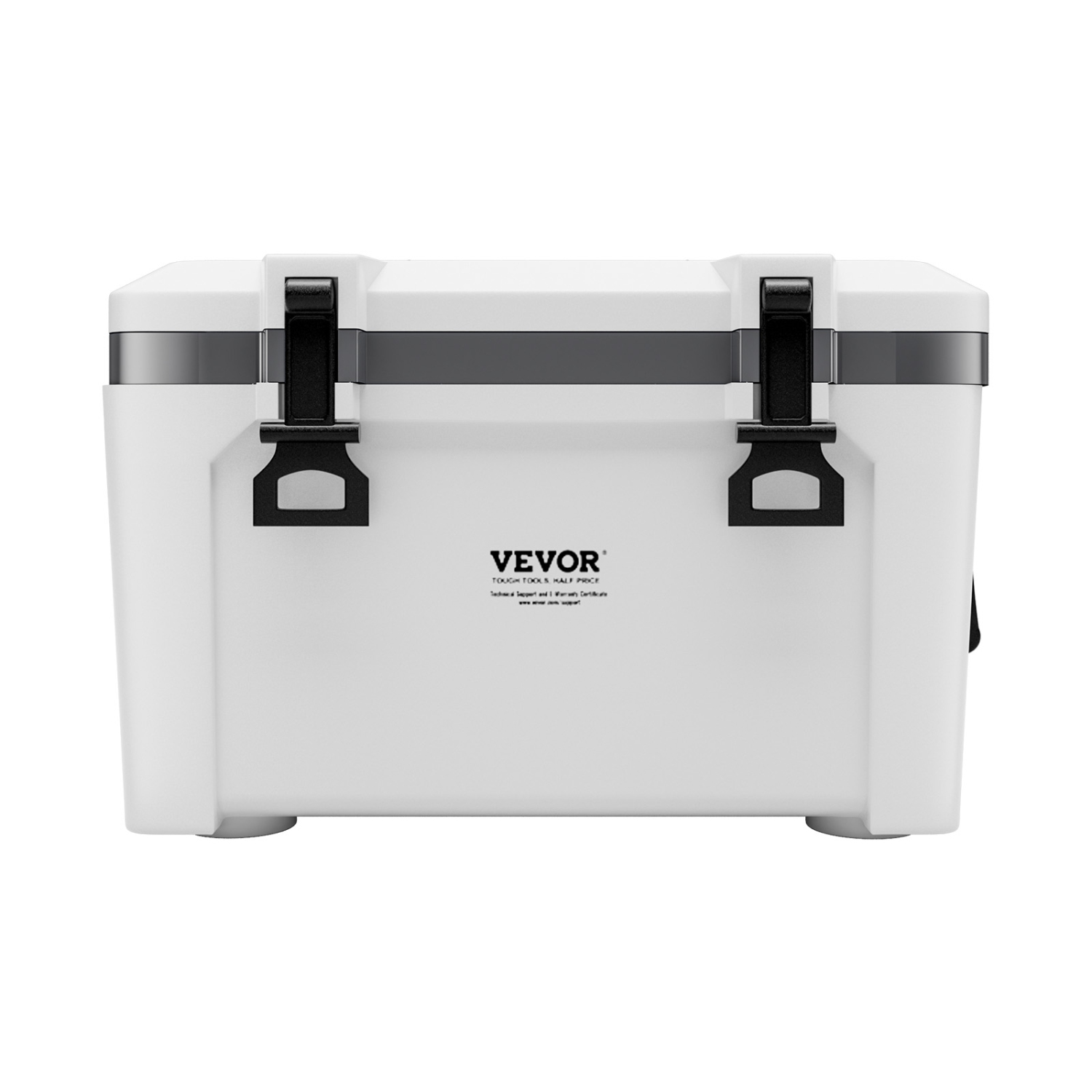 VEVOR 26 QT Portable Cooler, Hard Cooler with Ice Retention, Heavy-Duty Handles and Strap, Lightweight Rigid Material Insulated Portable Cooler,