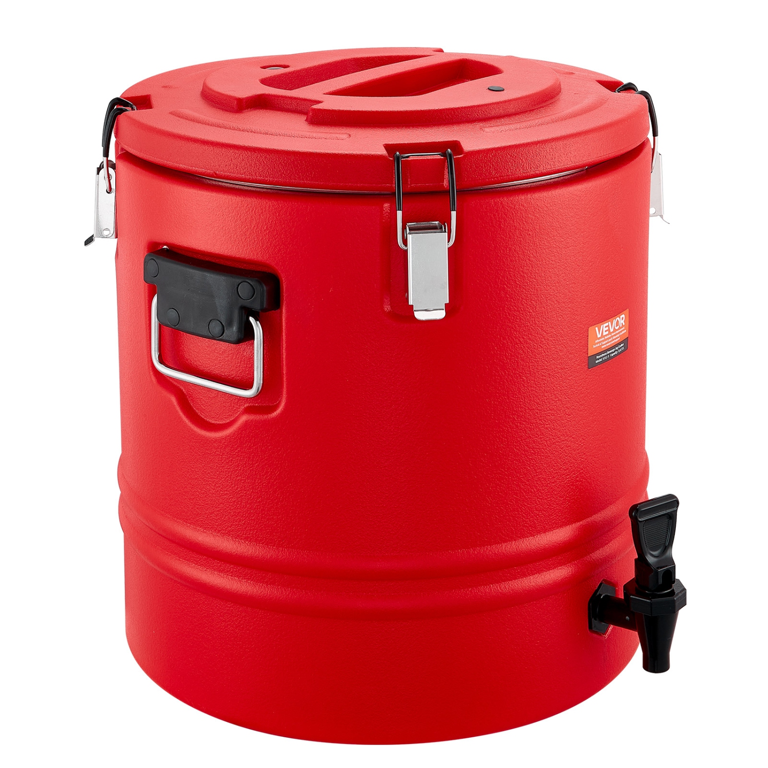 VEVOR 8 Gal/30.3L Insulated Beverage Dispenser, Thermal Hot and Cold Drink Server Dispenser with Spigot, Food-Grade Cooler Jug with 304 Stainless