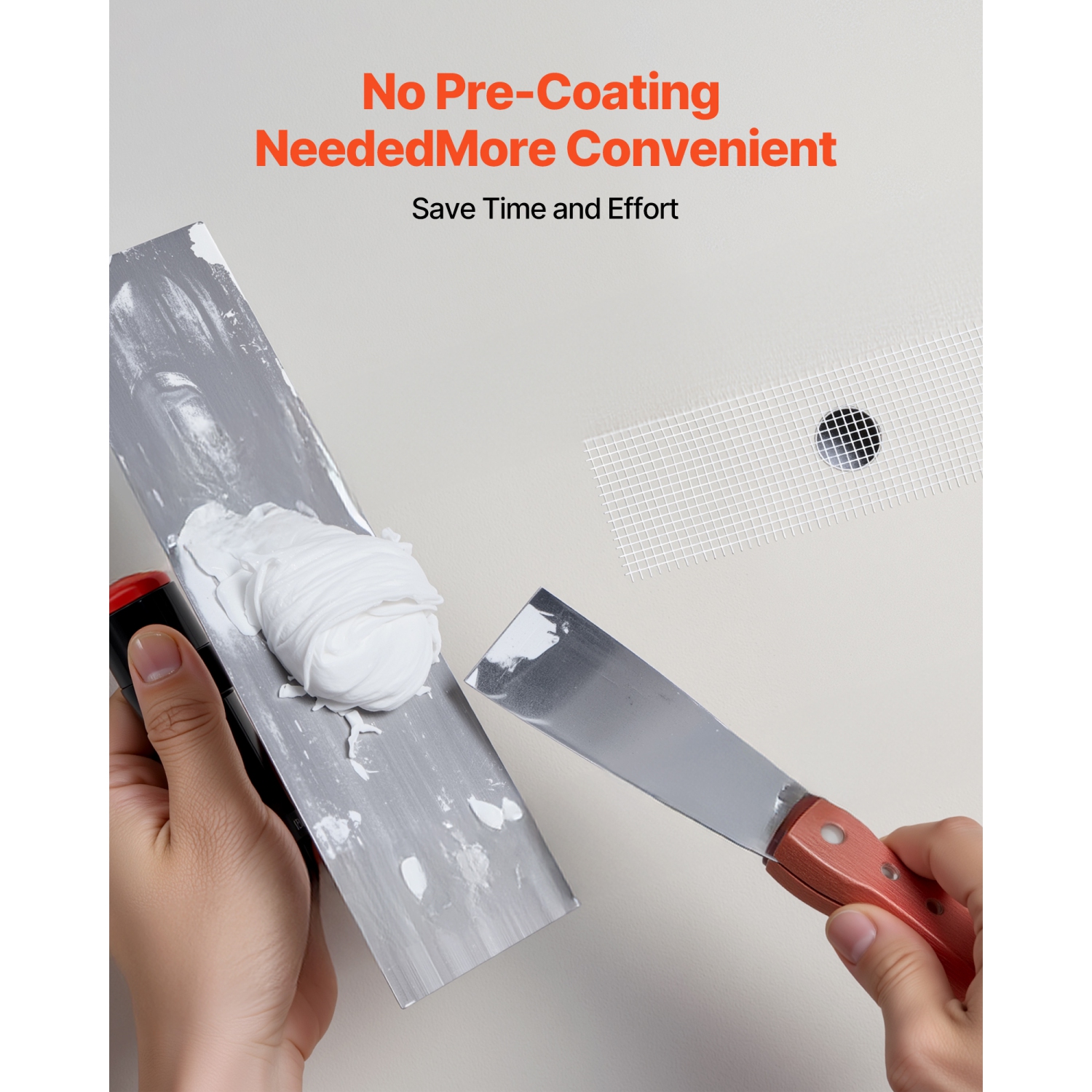 VEVOR 1.97 inch W x 147.64 ft L Drywall Mesh Tape, Self-Adhesive Fiberglass Drywall Joint Tape, 36 Rolls Dry Wall Patch for Easy Sheetrock Ceiling