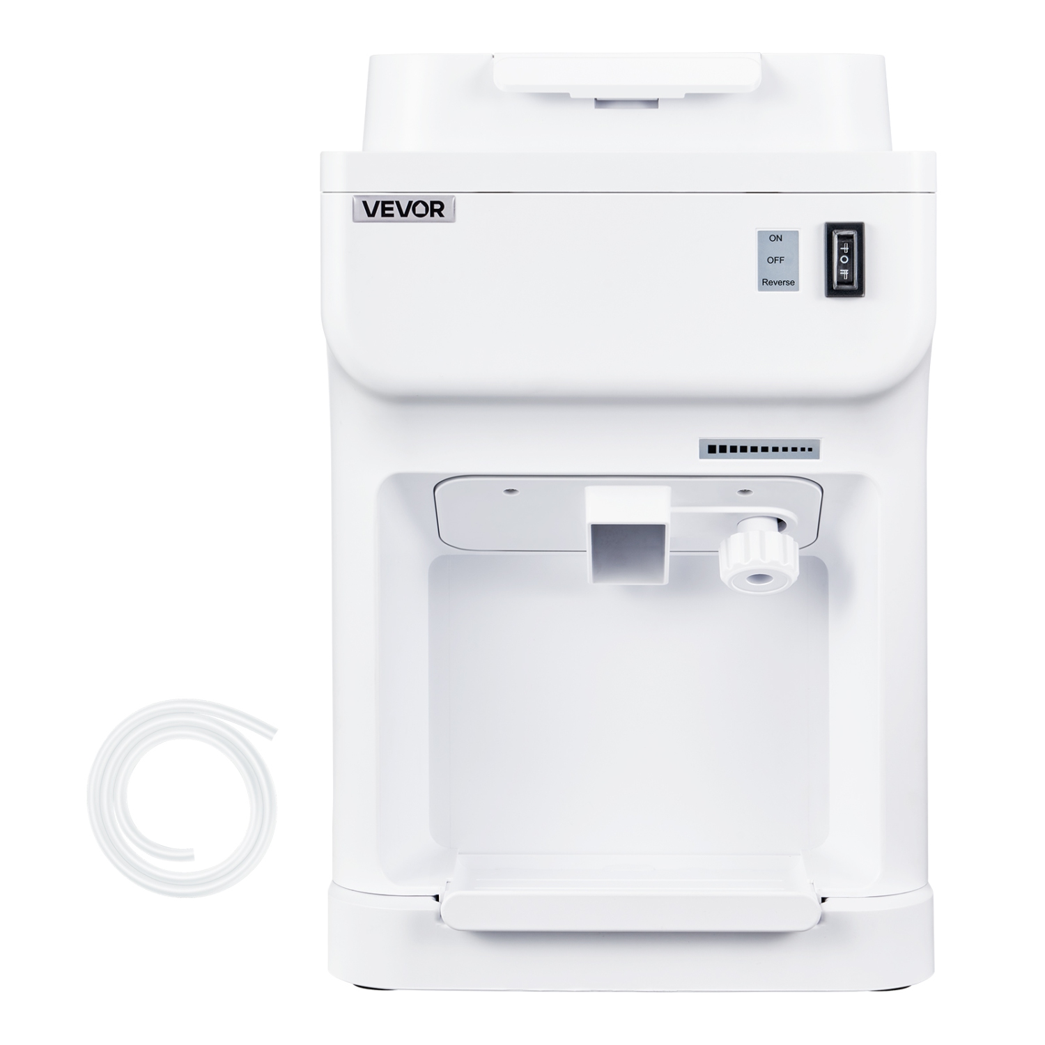 VEVOR 350W Commercial Ice Shaver Crusher, 220lbs Per Hour Electric Snow Cone Maker with 4L Ice Cube Box,1500RPM Tabletop Shaved Ice Machine for