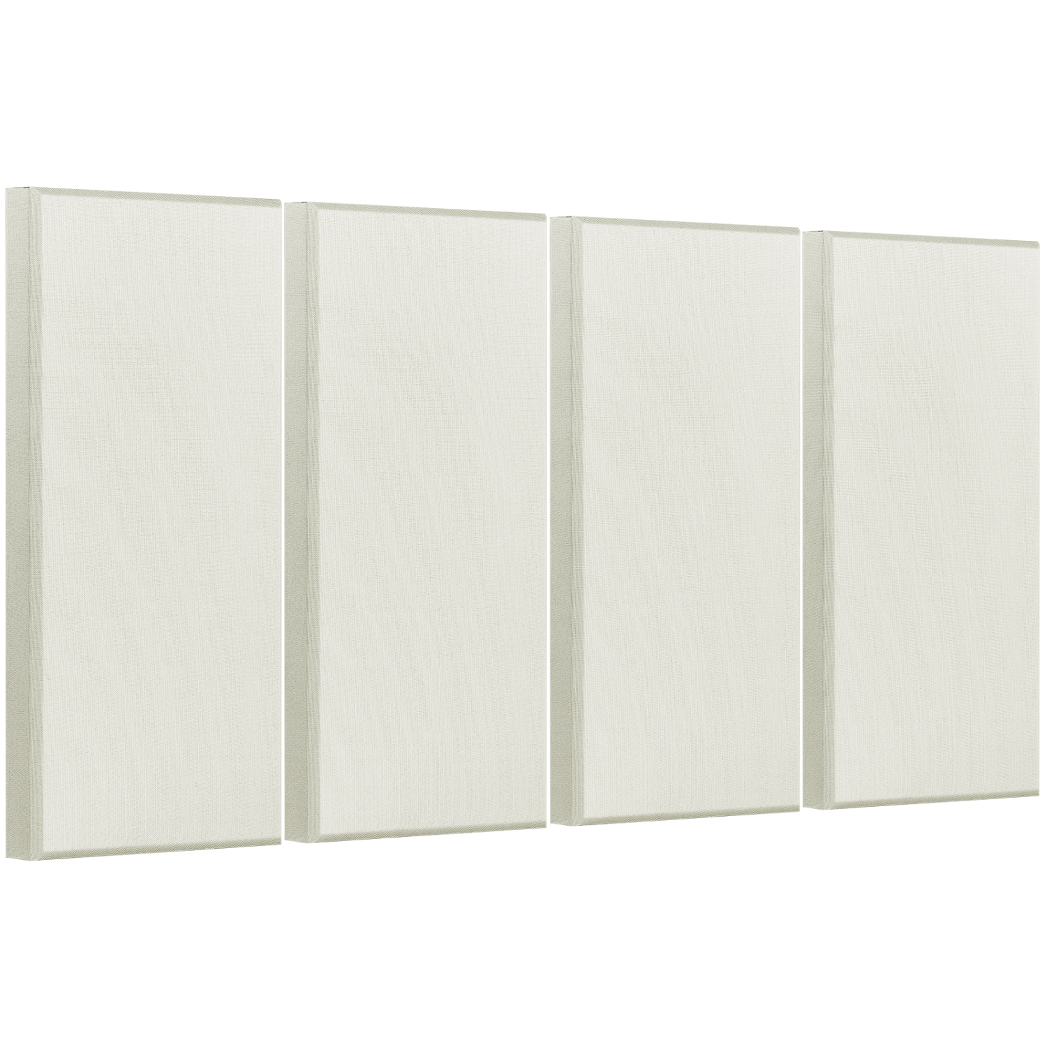 Panneaux acoustiques VEVOR 4 PCS, 2&nbsp;po d'épaisseur, 23,6x11.8 en fibre de verre, panneaux muraux insonorisants auto-adhésifs, pour les studios,