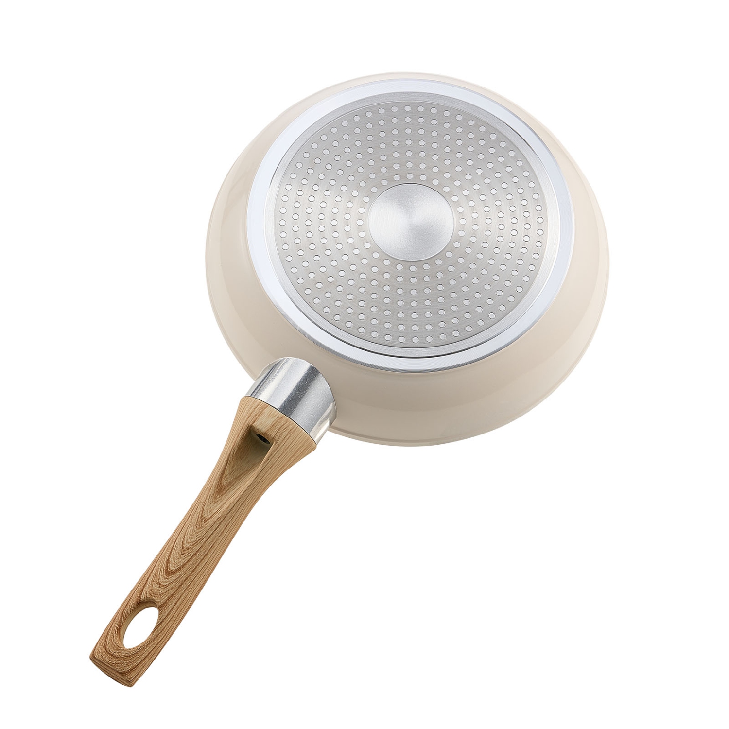 VEVOR 3-Piece Frying Pan Skillet(8/9.5/11in), Aluminum Pans, Nonsitck Ceramic Heavy-Duty Skillets with Heat-Resistant Handle, Kitchen Cookware for