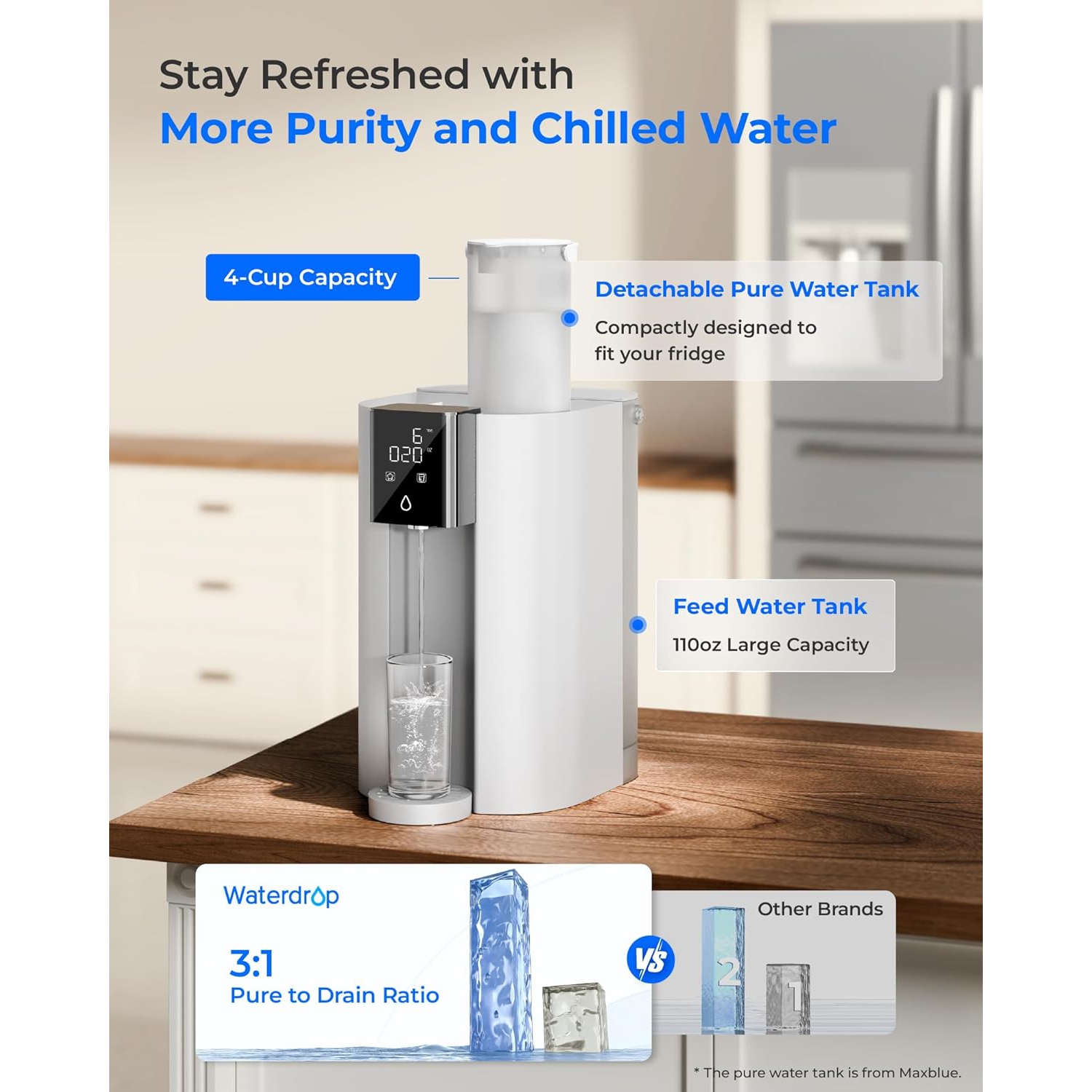 Waterdrop C1S Reverse Osmosis System Extra WD-C1RF Water Filter