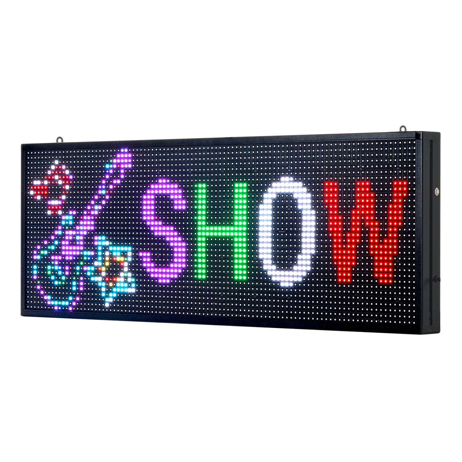 VEVOR P10 Programmable LED Sign,Full Color Flexible Digital Scrolling Panel, DIY Custom Text Pattern GIF Display Board, Bluetooth APP Control Message