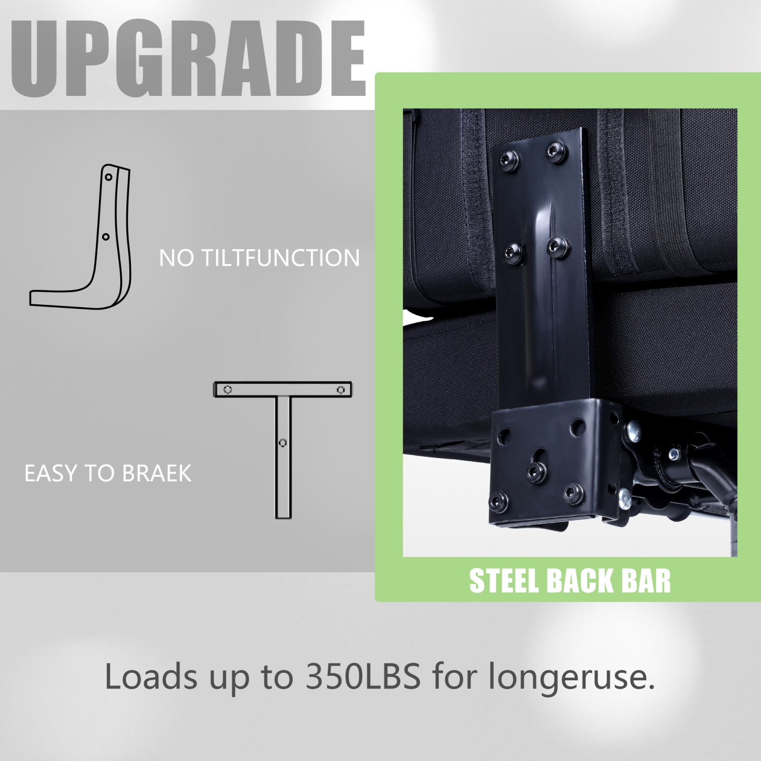 Fauteuil de jeu Dowinx, fauteuil de bureau en tissu avec coussin à ressorts ensachés, tissu de fauteuil de massage avec appuie-tête, fauteuil