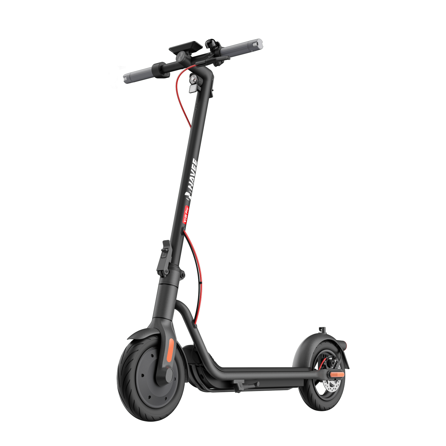 Trottinette électrique V50i Pro de NAVEE avec autonomie maximale de 31&nbsp;km et vitesse maximale de 20&nbsp;mi/h - Noir - Boîte ouverte
