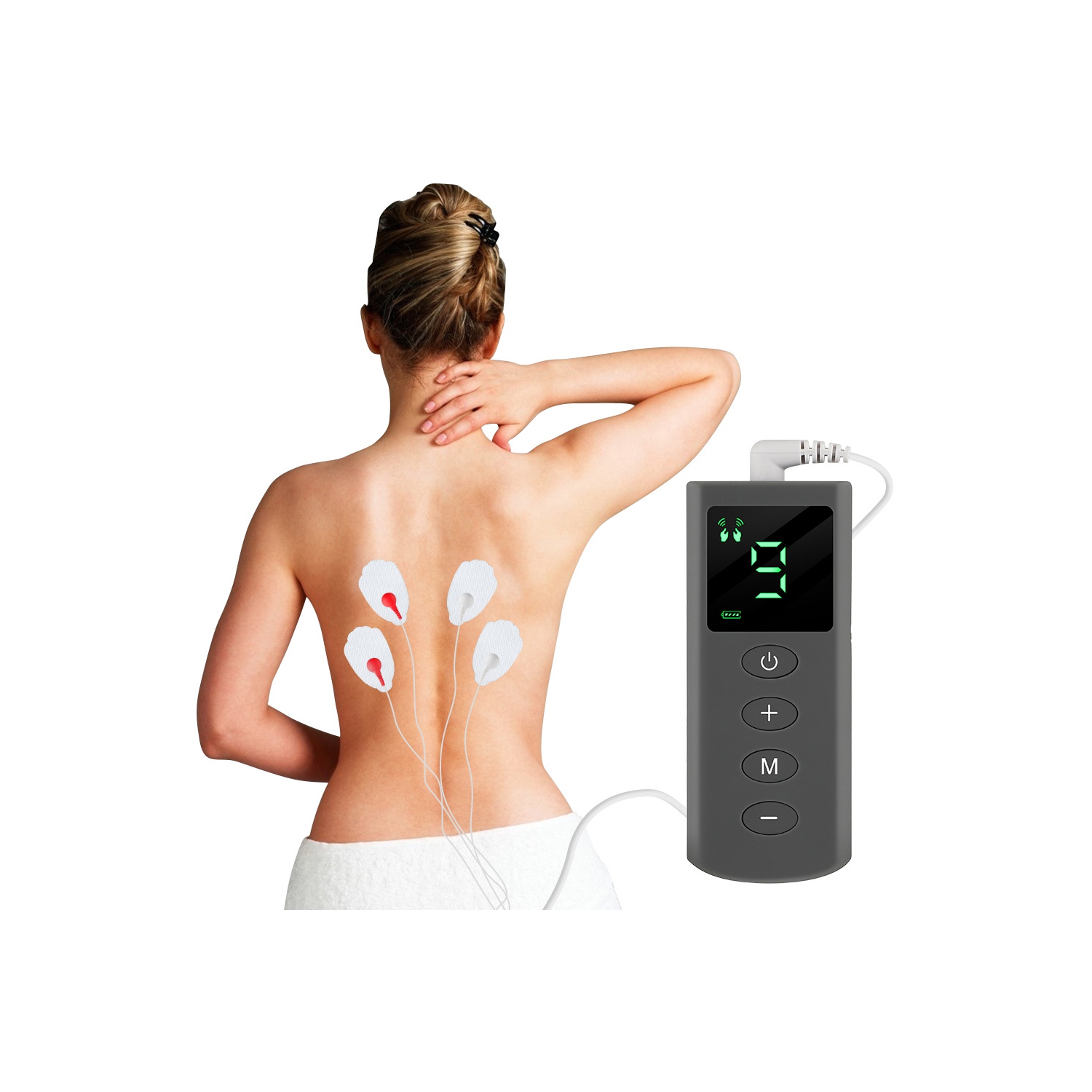 Patch Massager Electric Pulse Physiotherapy Massage Instrument Meridian Unblocking Shoulder Neck Patch Massager