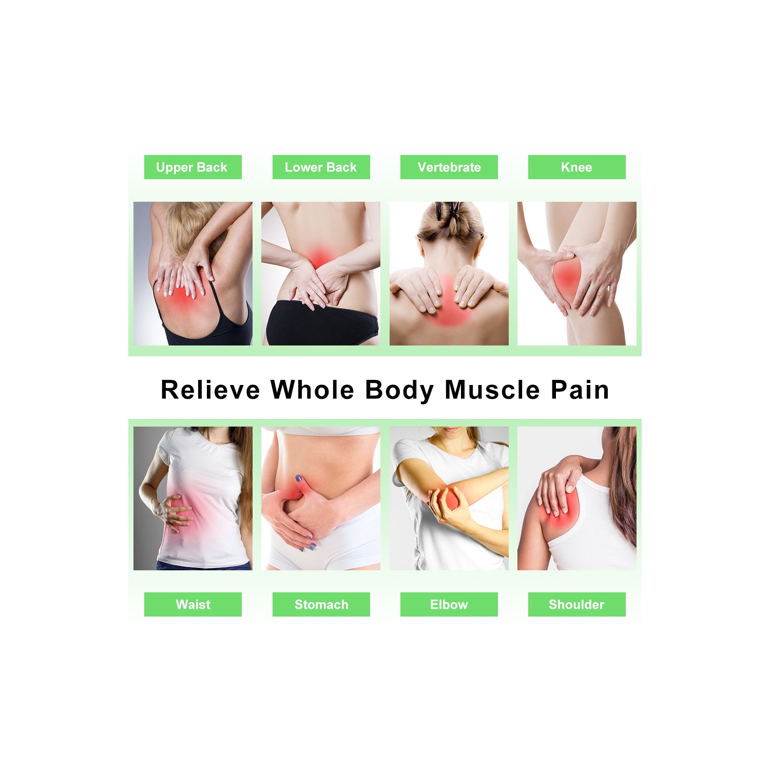 Patch Massager Electric Pulse Physiotherapy Massage Instrument Meridian Unblocking Shoulder Neck Patch Massager