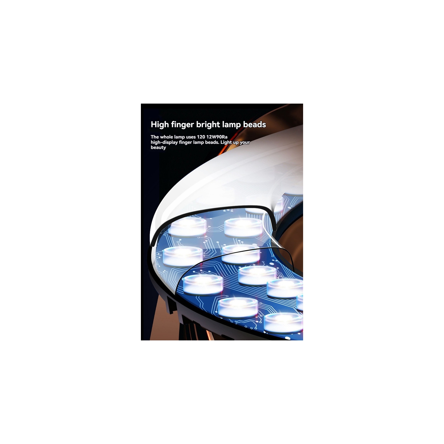 12-inch desktop ring light with desktop stand for photography and live streaming.