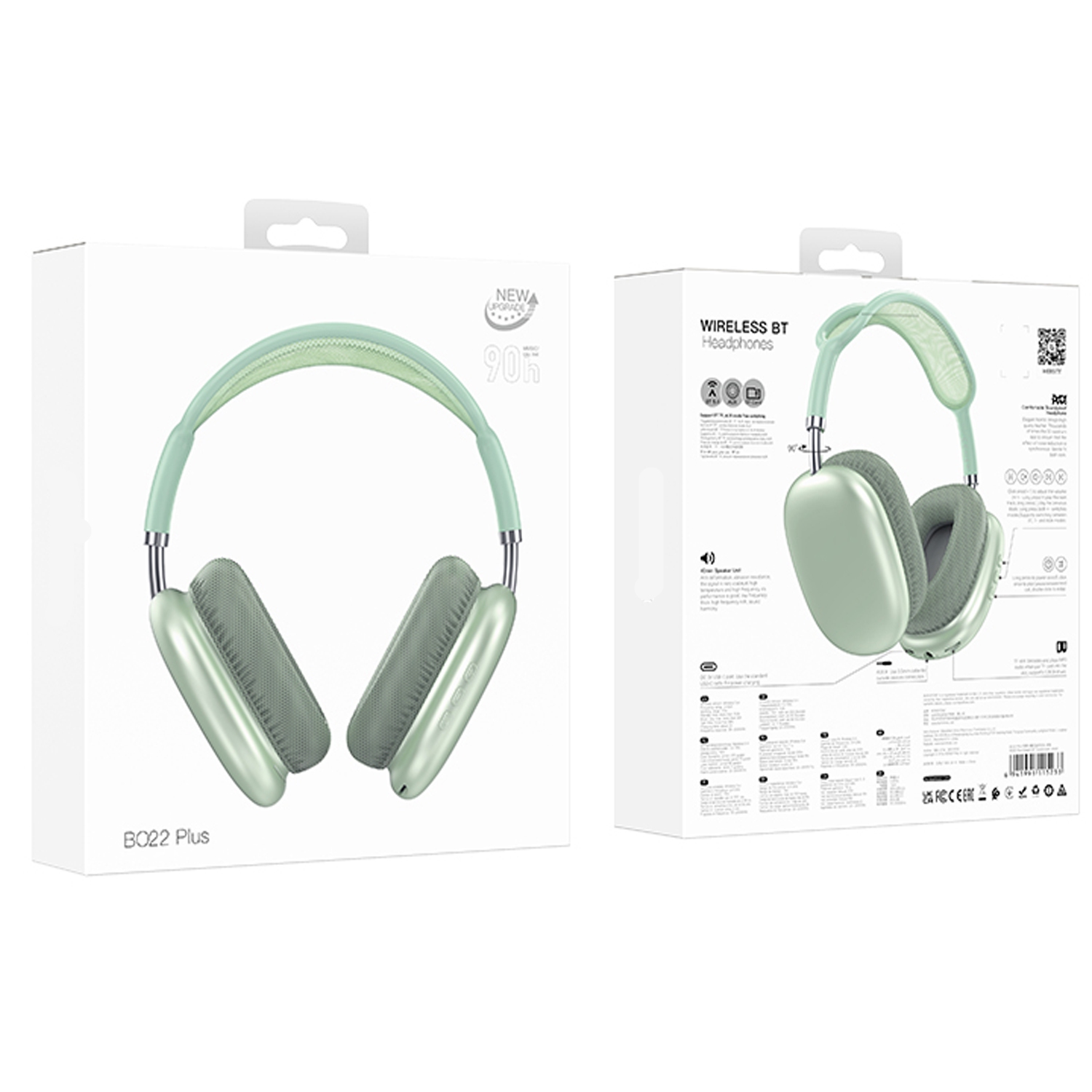 Écouteurs Bluetooth BO22 Plus de Borofone - Gris cosmique profond