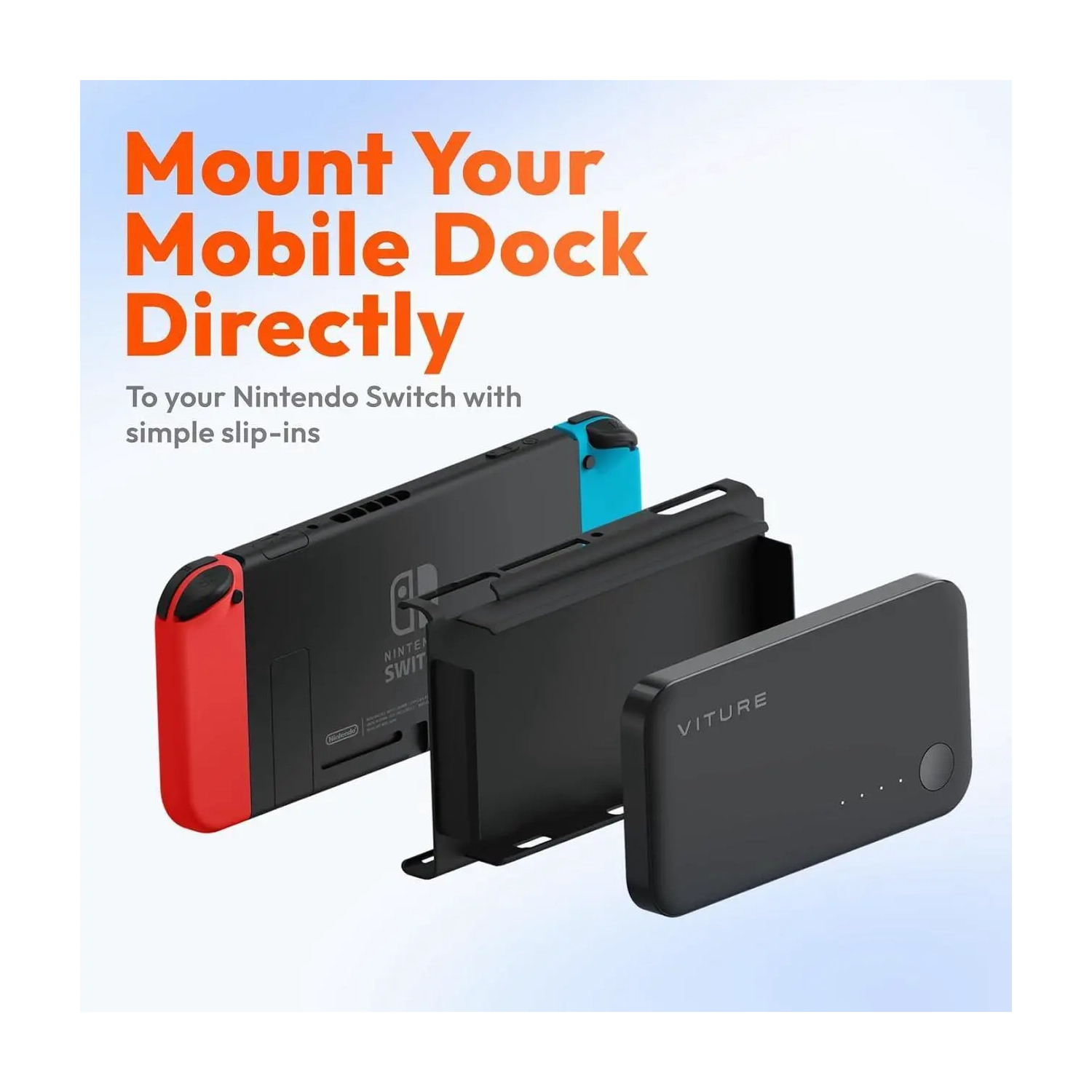 Support de station d'accueil mobile de VITURE pour Switch