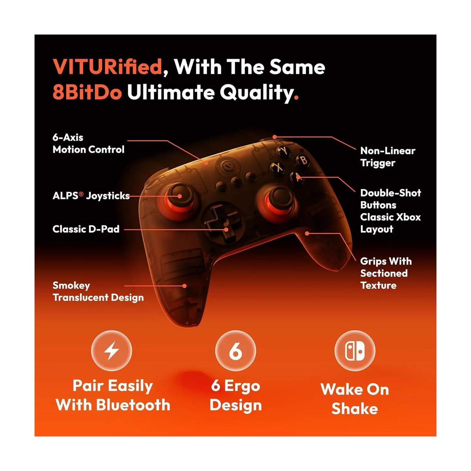 VITURE x 8BitDo Ultimate Mobile Gaming Controller