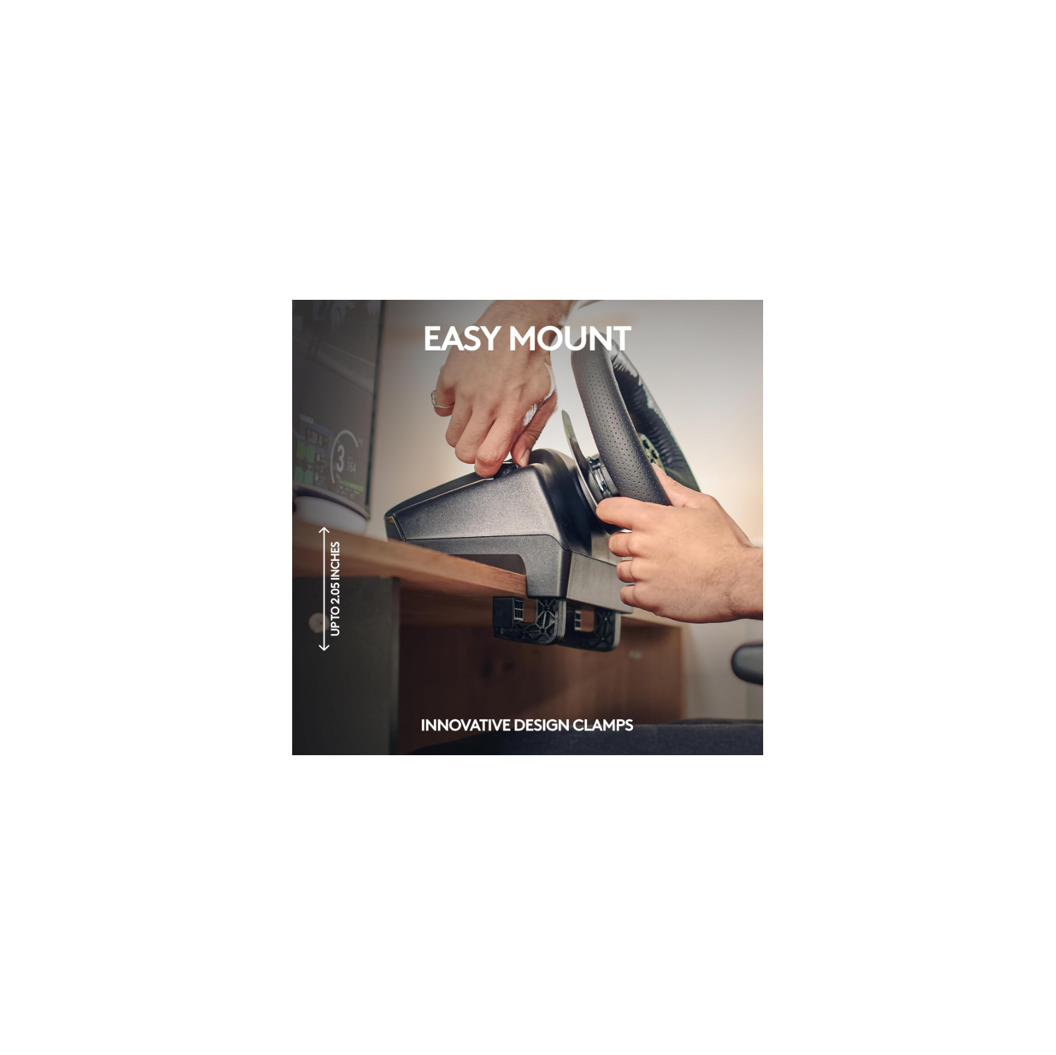 Volant de course et pédales de plancher G920 Driving Force de Logitech pour Xbox Series X|S, Xbox One, PC, Mac - Noir