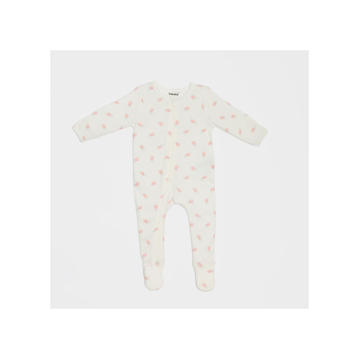 The Elk Baby Premium Organic Cotton Dog Play and Grow Rib Foot zippy