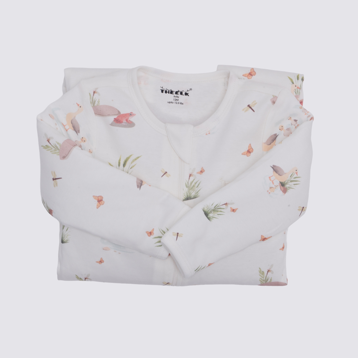 Le jouet en coton biologique pour les pieds côtelés Play and Grow de qualité supérieure d'Elk Baby