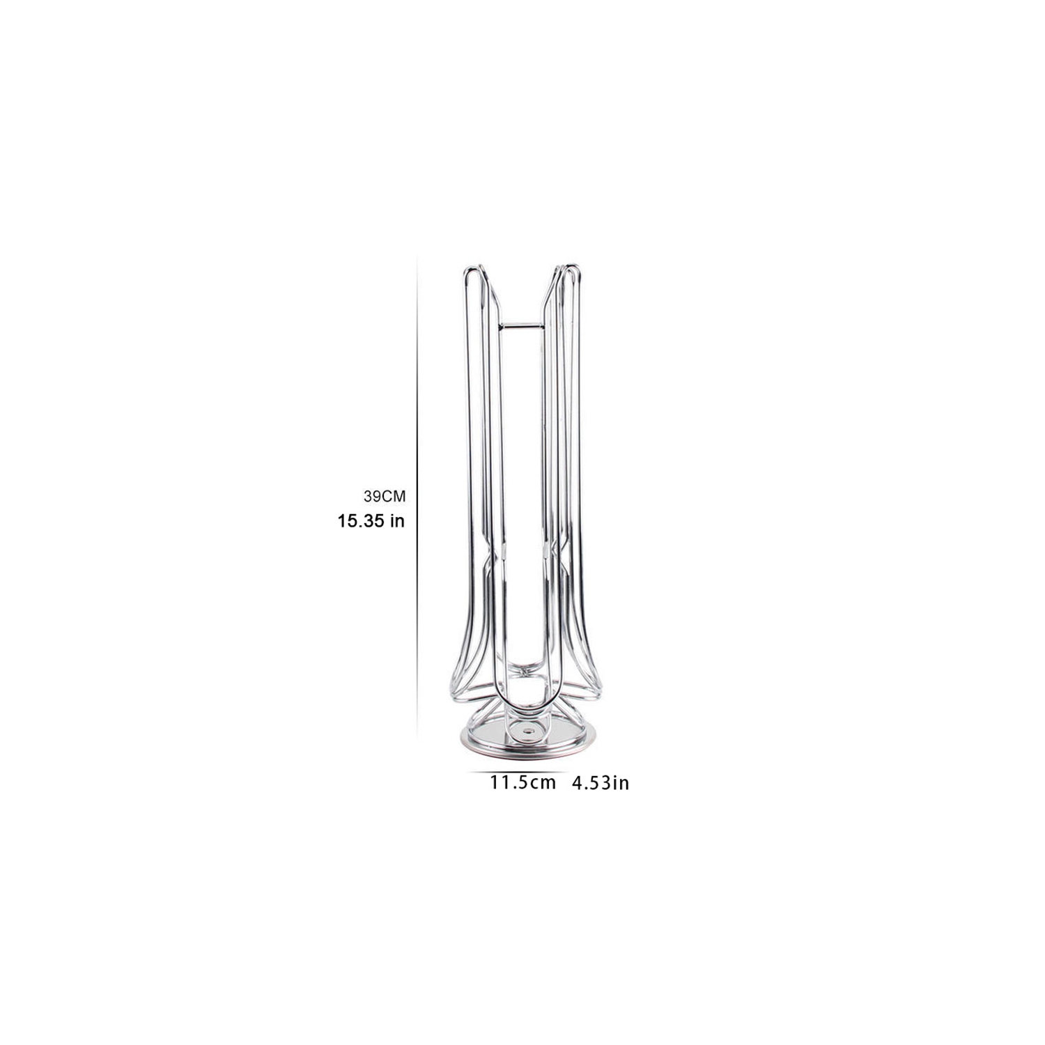 Coffee Capsule Holder, Compatible with Vertuo, Not Sold or Created by Vertuo, Max Capacity 24pcs Pod, Rotating Coffee Pod Stand Rack